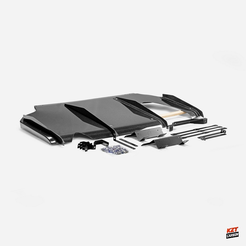 For Nissan Skyline R34 GTR GTT Carbon Fiber K Style Rear Bumper Diffuser Lip