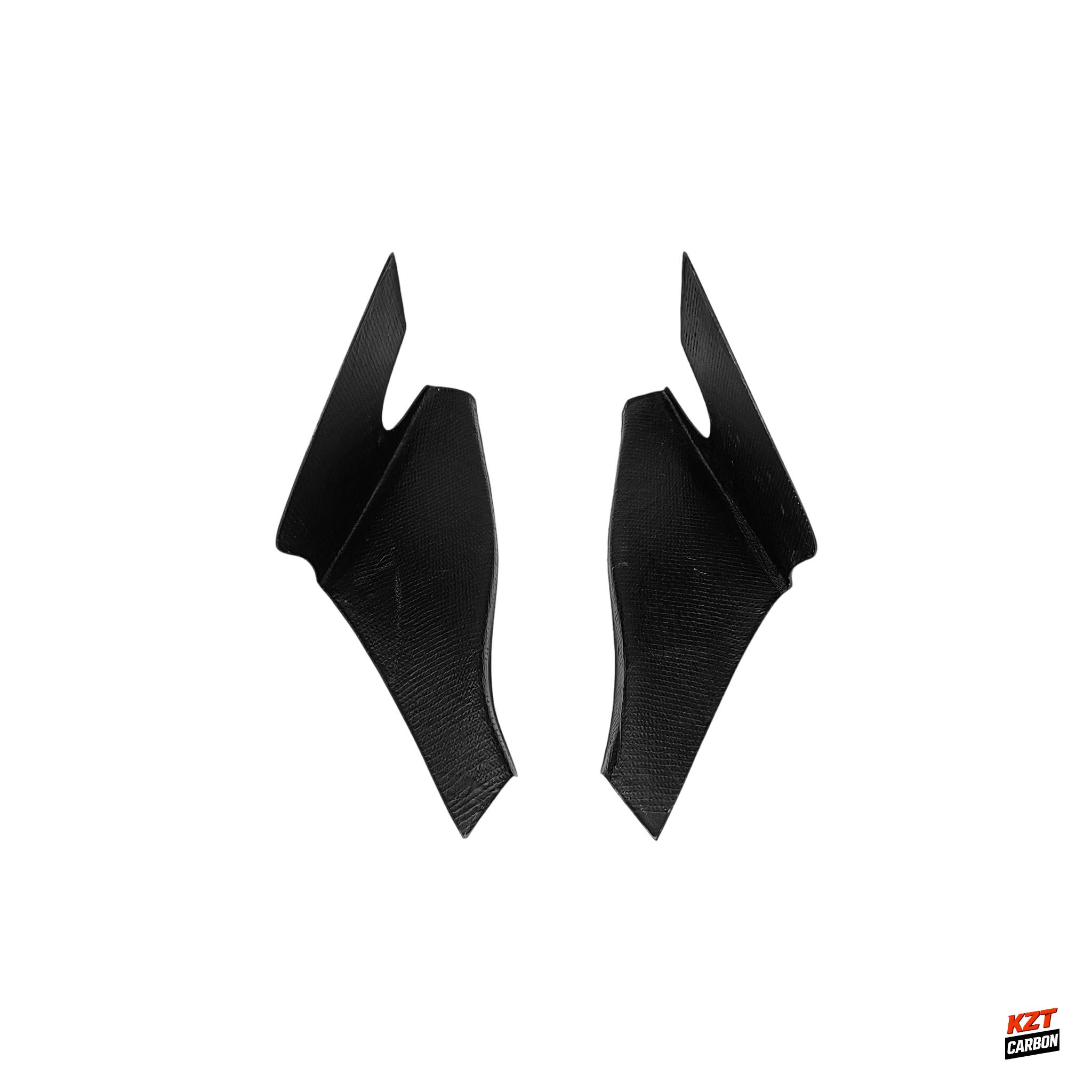 For Mazda RX-7 RX7 FD FD3S (RE-GT Bumper Only) Carbon Fiber Front Bumper Canards