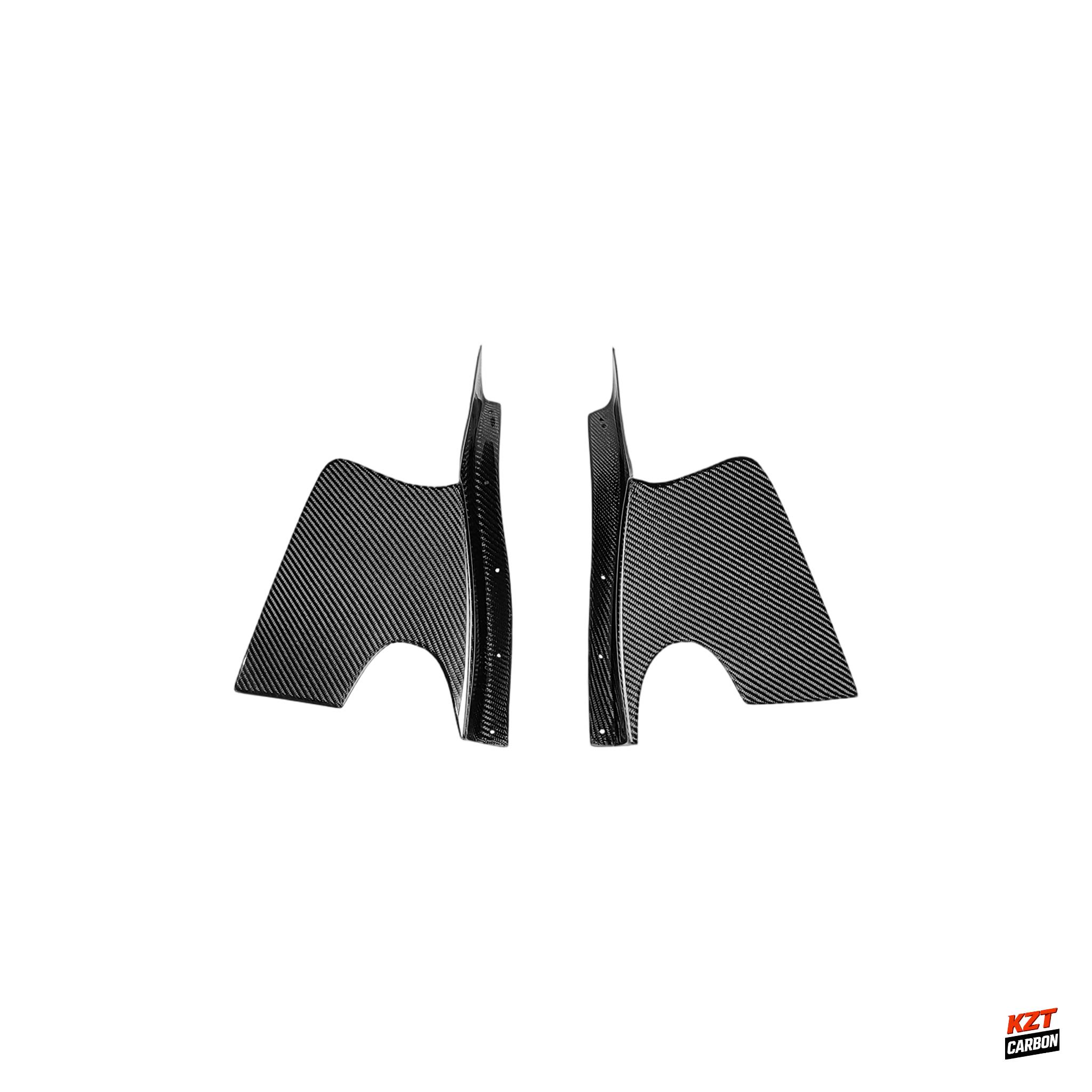 For Mazda RX-7 RX7 FD FD3S (RE-GT Bumper Only) Carbon Fiber Front Bumper Canards