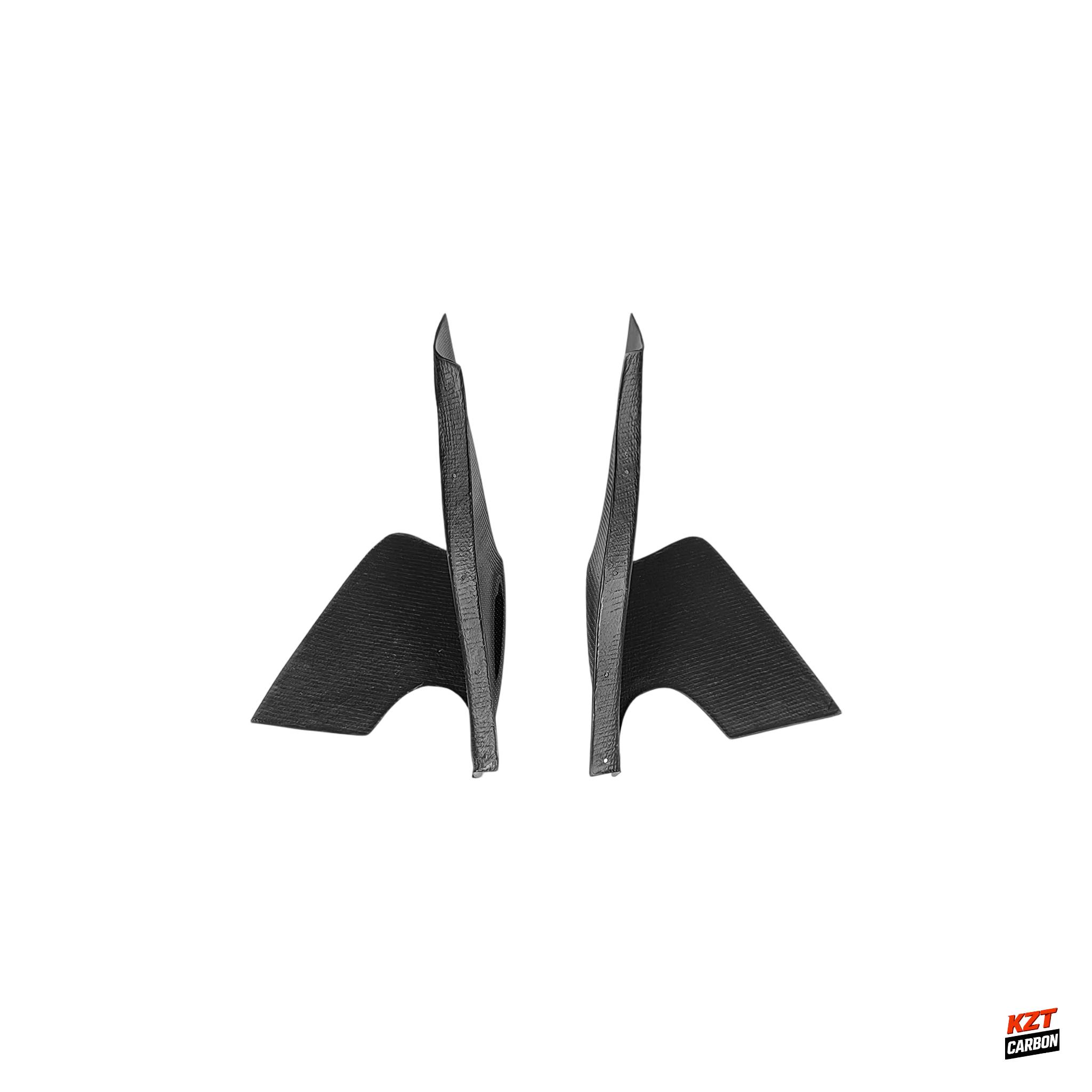 For Mazda RX-7 RX7 FD FD3S (RE-GT Bumper Only) Carbon Fiber Front Bumper Canards