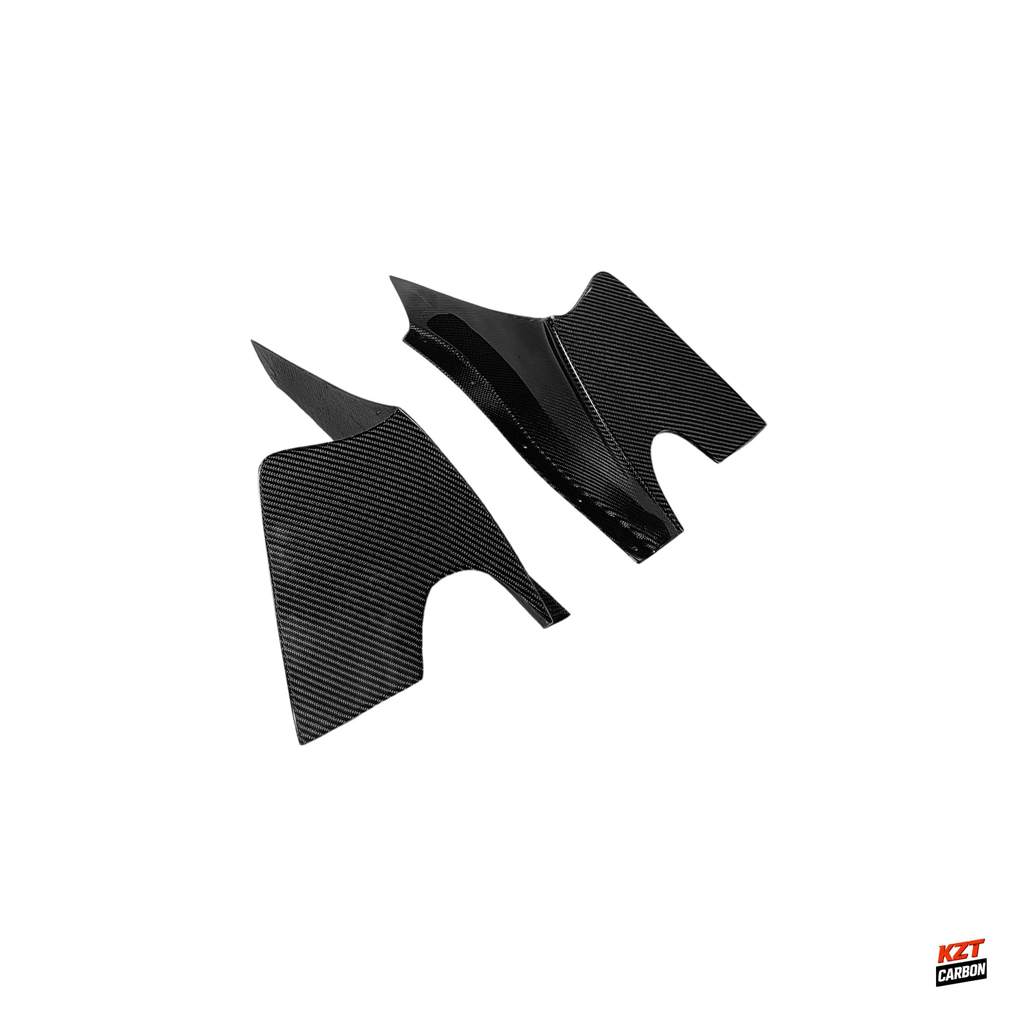 For Mazda RX-7 RX7 FD FD3S (RE-GT Bumper Only) Carbon Fiber Front Bumper Canards