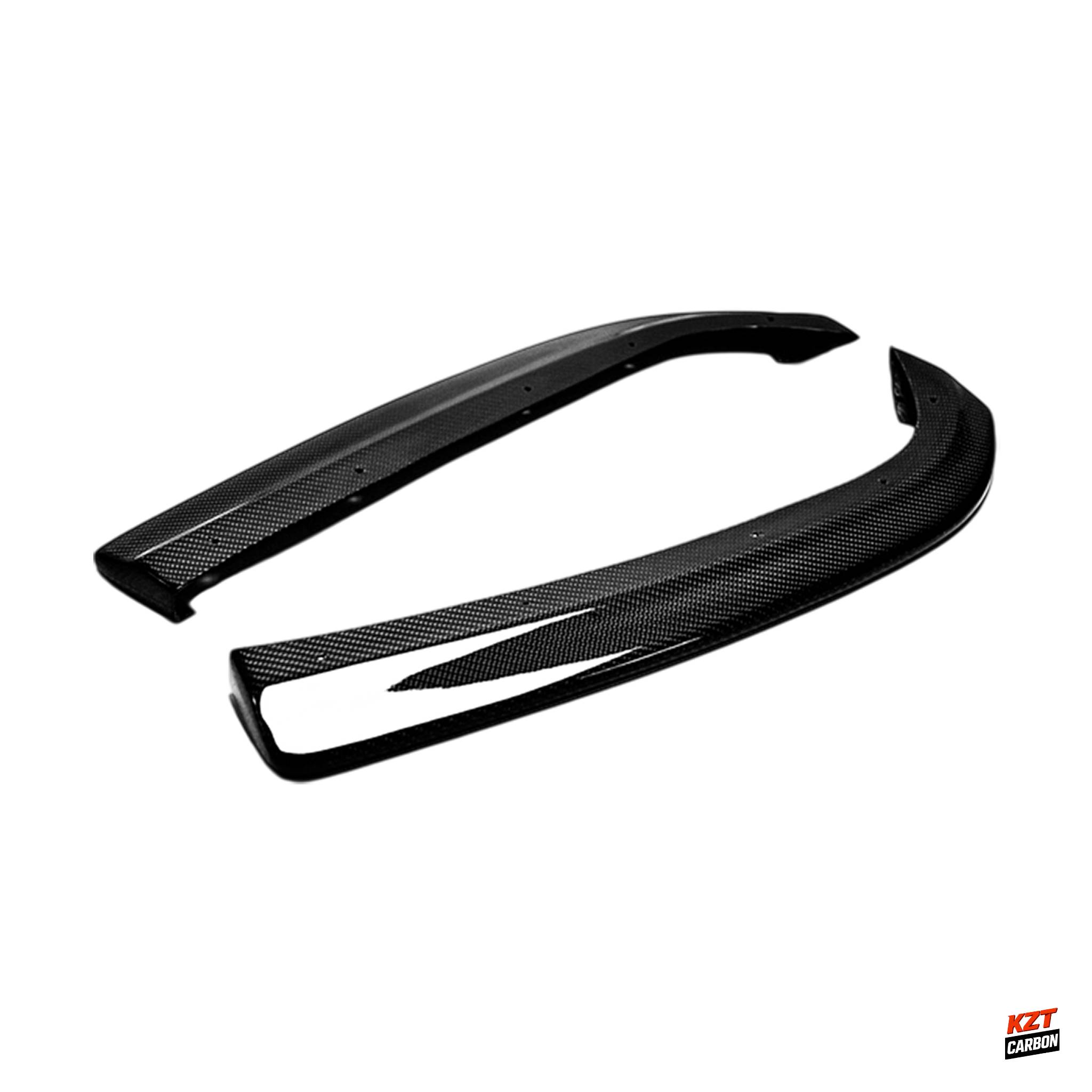 For Mitsubishi Evolution EVO 8 9 03-07 MR Carbon Rear Bumper Spat Extensions
