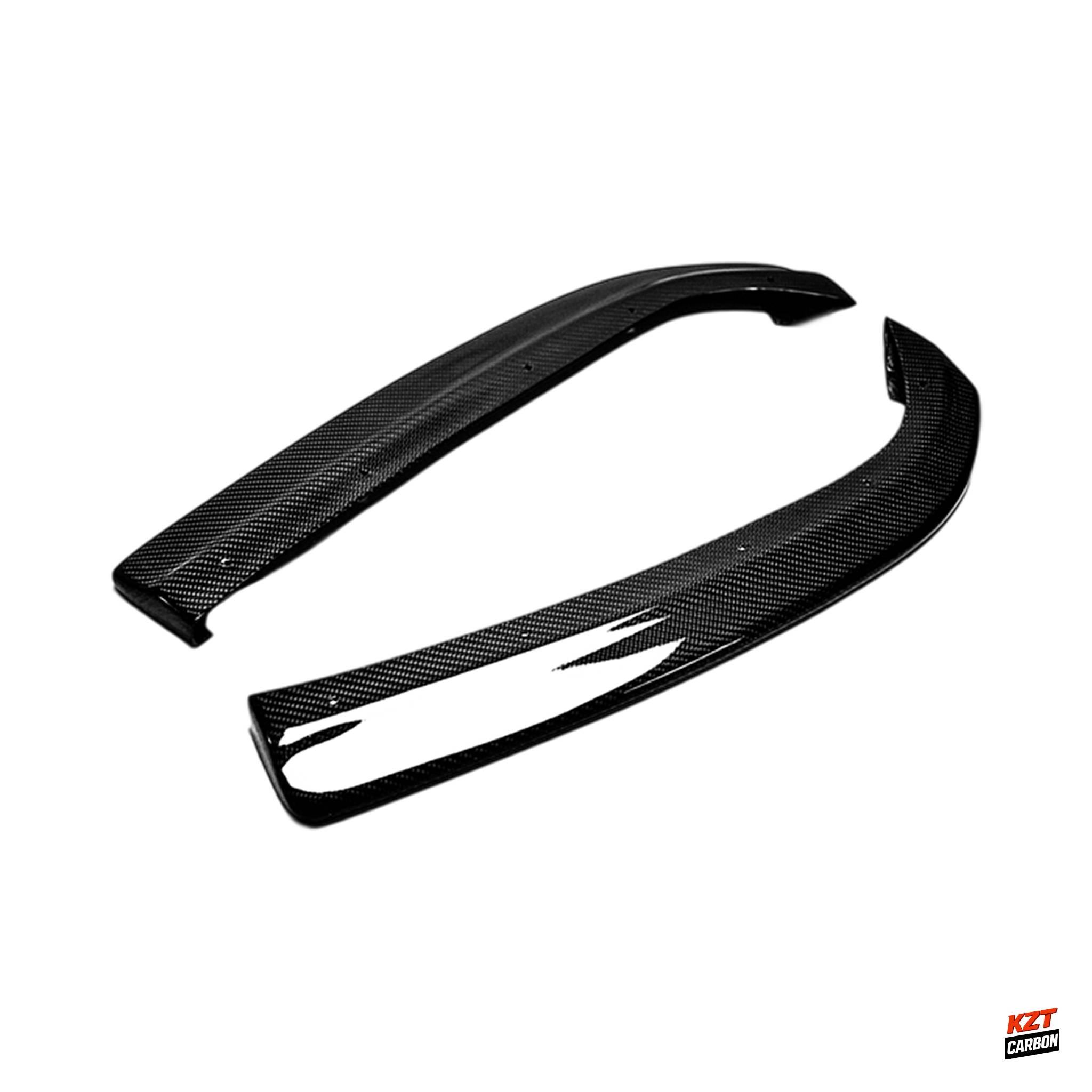 For Mitsubishi Evolution EVO 8 9 03-07 MR Carbon Rear Bumper Spat Extensions