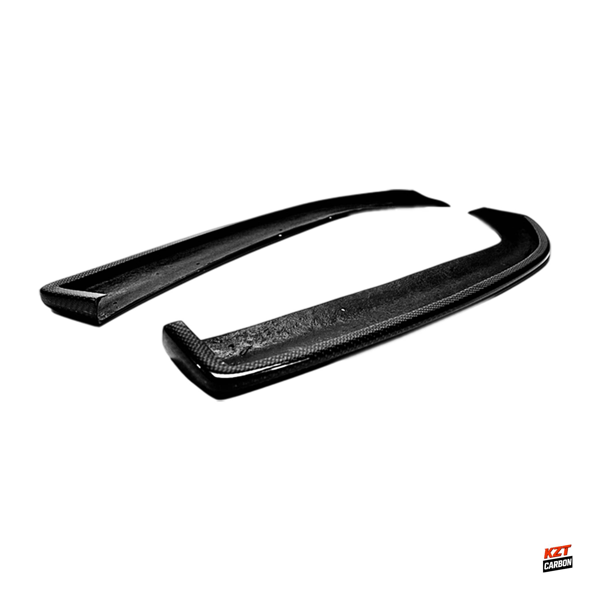 For Mitsubishi Evolution EVO 8 9 03-07 MR Carbon Rear Bumper Spat Extensions