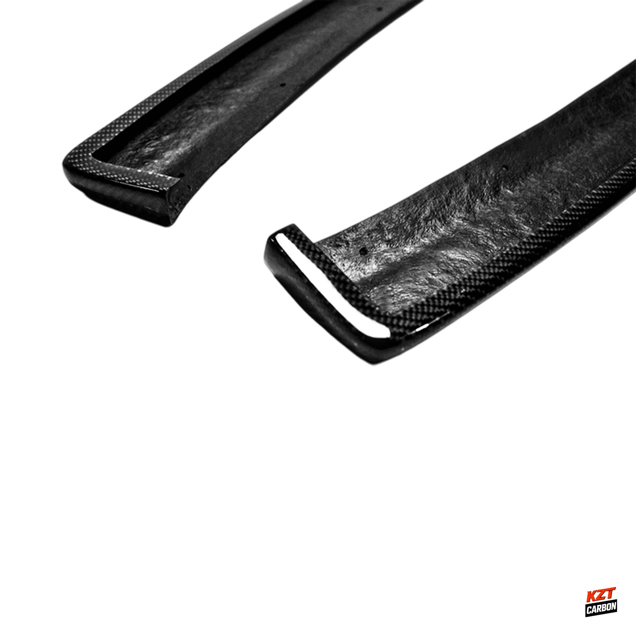 For Mitsubishi Evolution EVO 8 9 03-07 MR Carbon Rear Bumper Spat Extensions