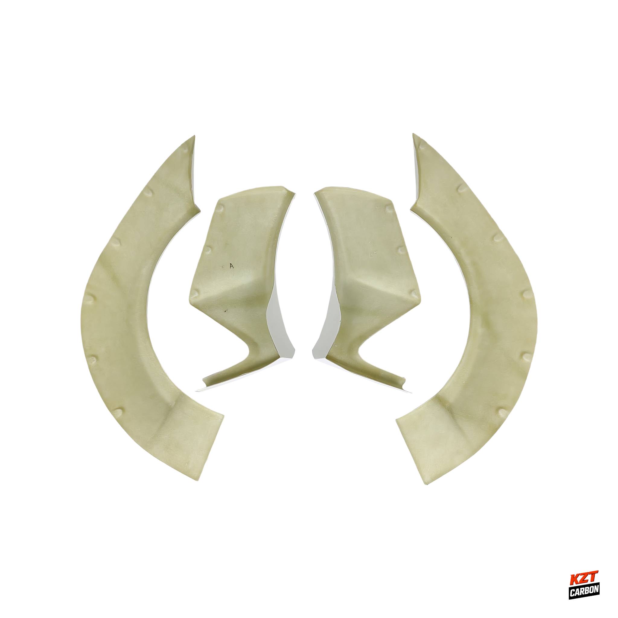 For Audi 10-17 A7 S7 RS7 Fiberglass CC Style Front Fender Flares Arch +45mm