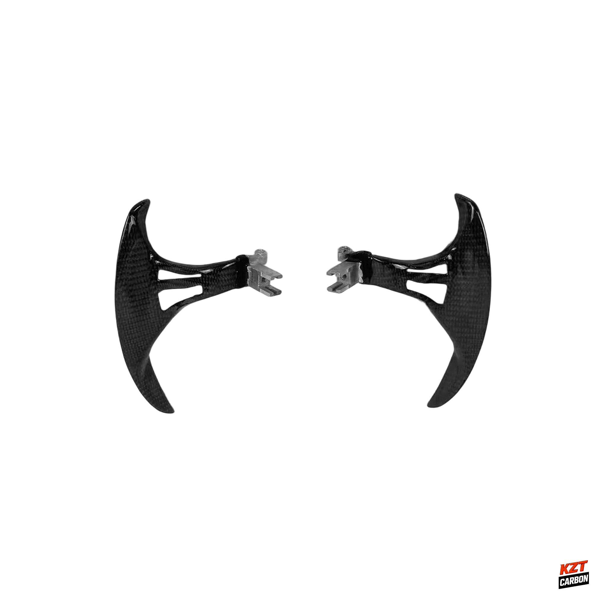For Nissan GTR R35 CBA DBA 07-16 2X2 Matte Carbon Steering Wheel Shifter Paddle
