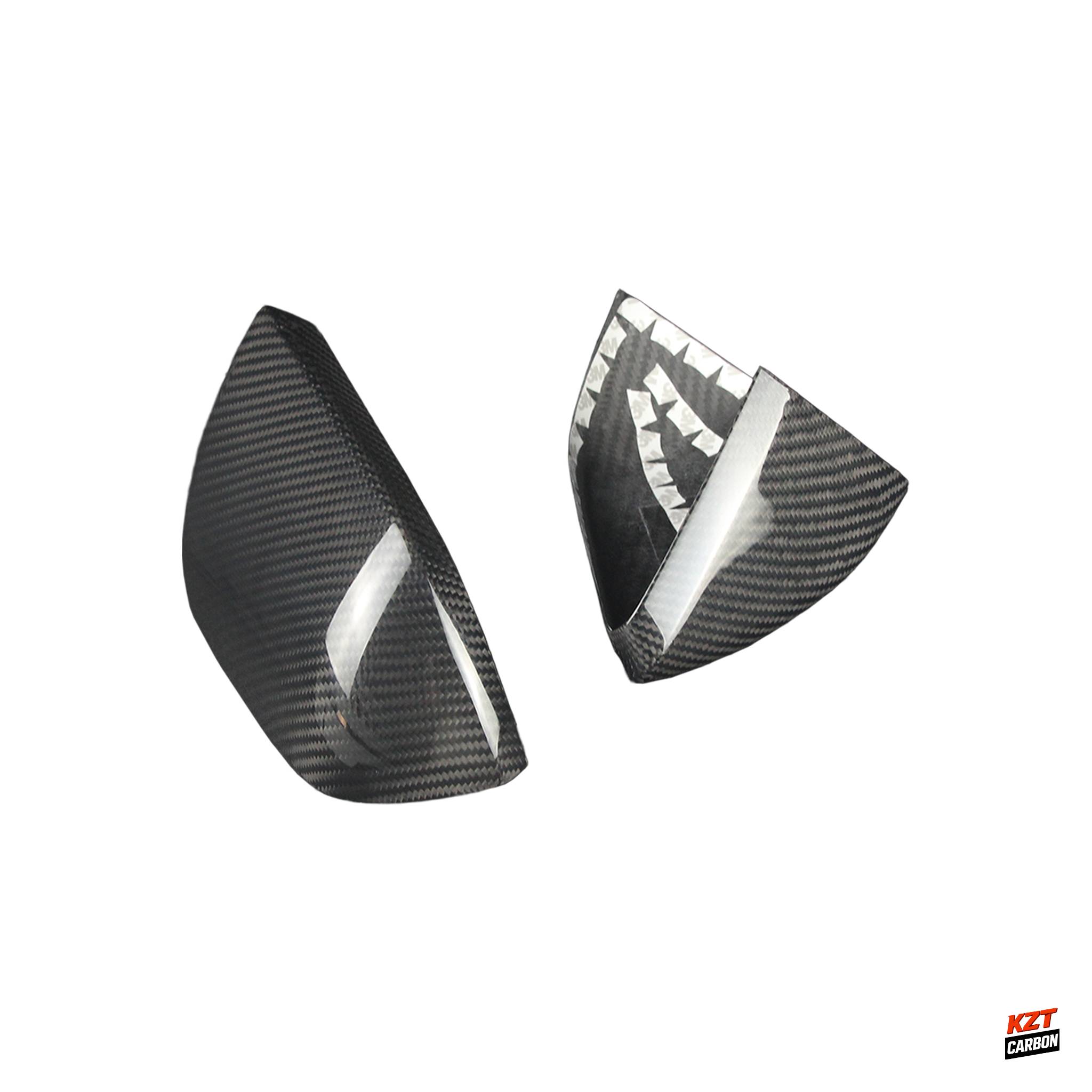 For Ford Mustang 2015-23 (NO Mirror LED) Dry Carbon OE Side Rear Mirror Covers