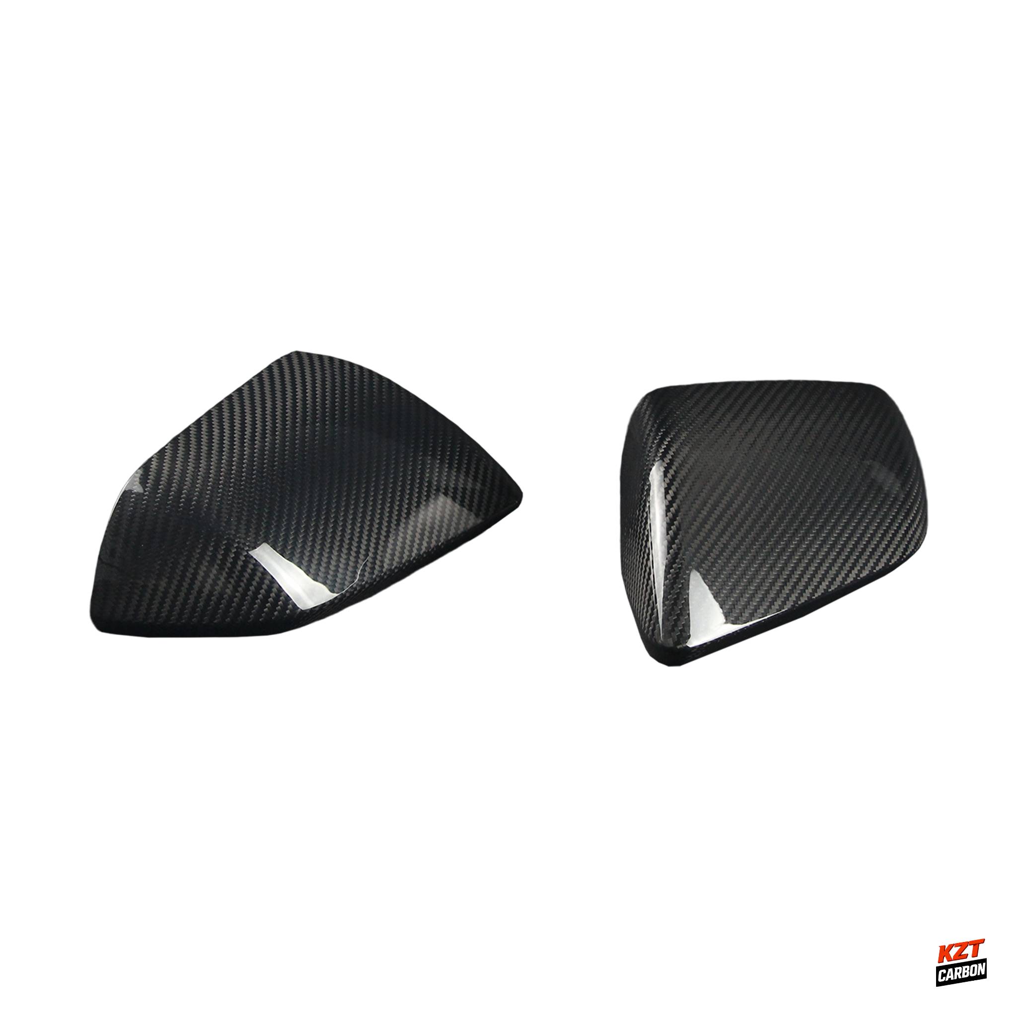 For Ford Mustang 2015-23 (NO Mirror LED) Dry Carbon OE Side Rear Mirror Covers