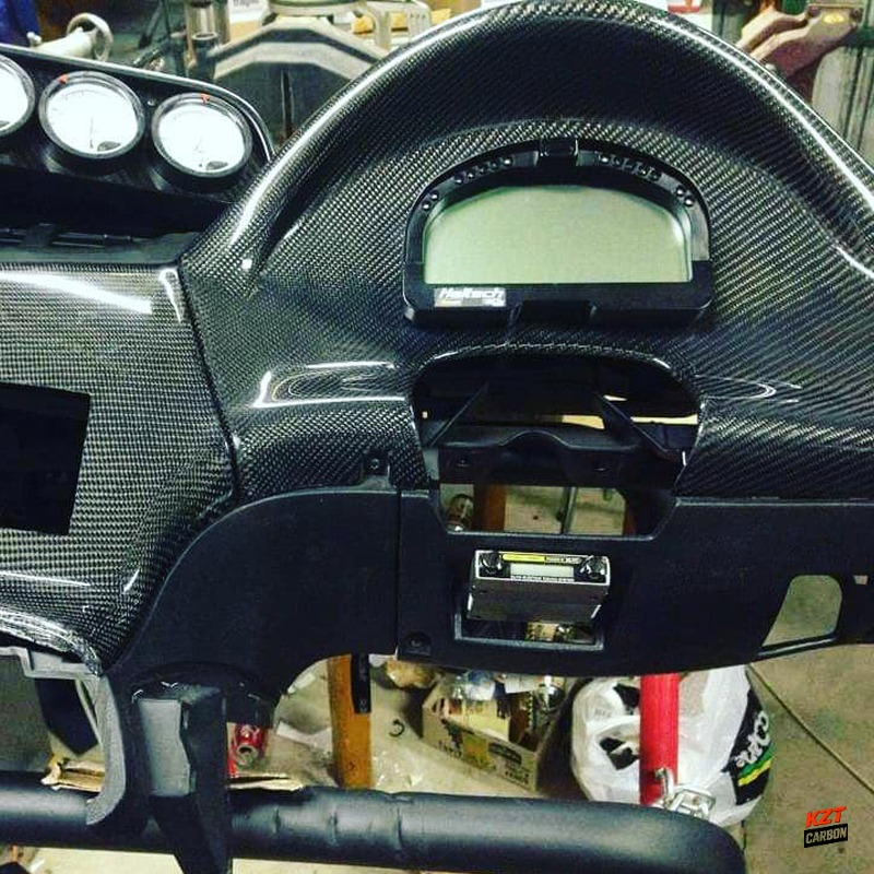 For Mazda RX-7 RX7 FD FD3S (LHD Only) Carbon Interior Dash Cluster Cover (Blank)