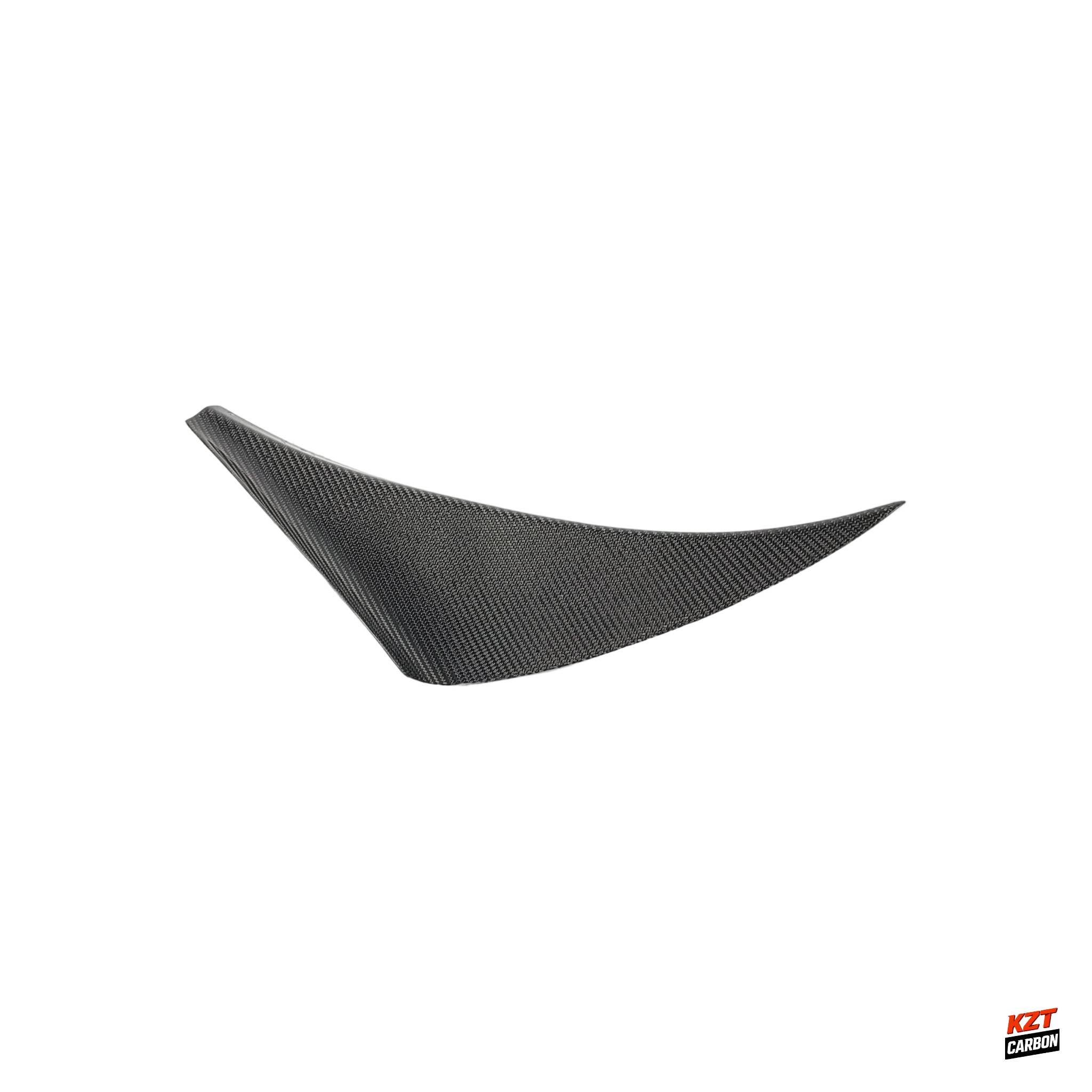 For 93-98 Supra MK4 JZA80 KZ Style Carbon Fiber Front Bumper Canards 2pcs