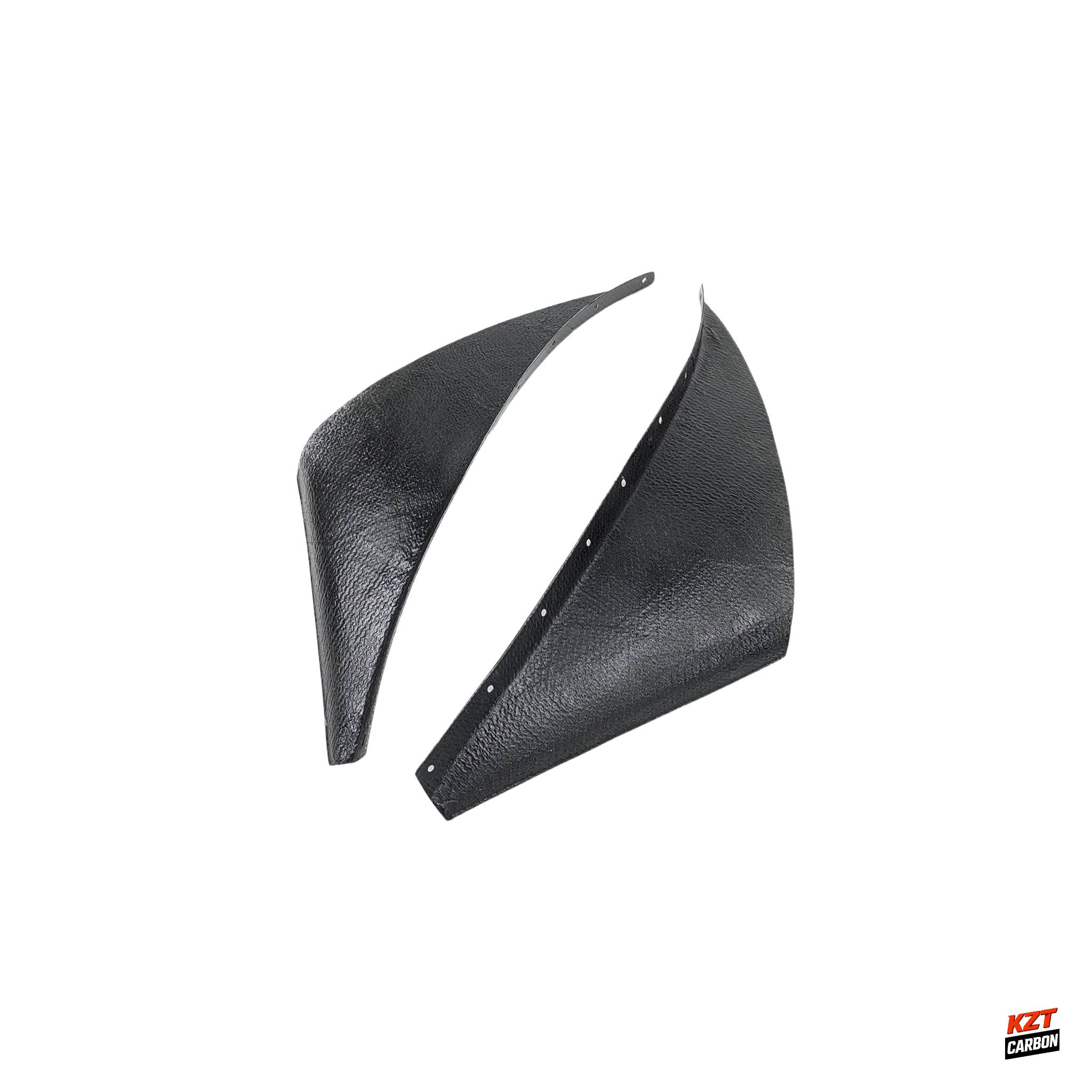 For 93-98 Supra MK4 JZA80 KZ Style Carbon Fiber Front Bumper Canards 2pcs