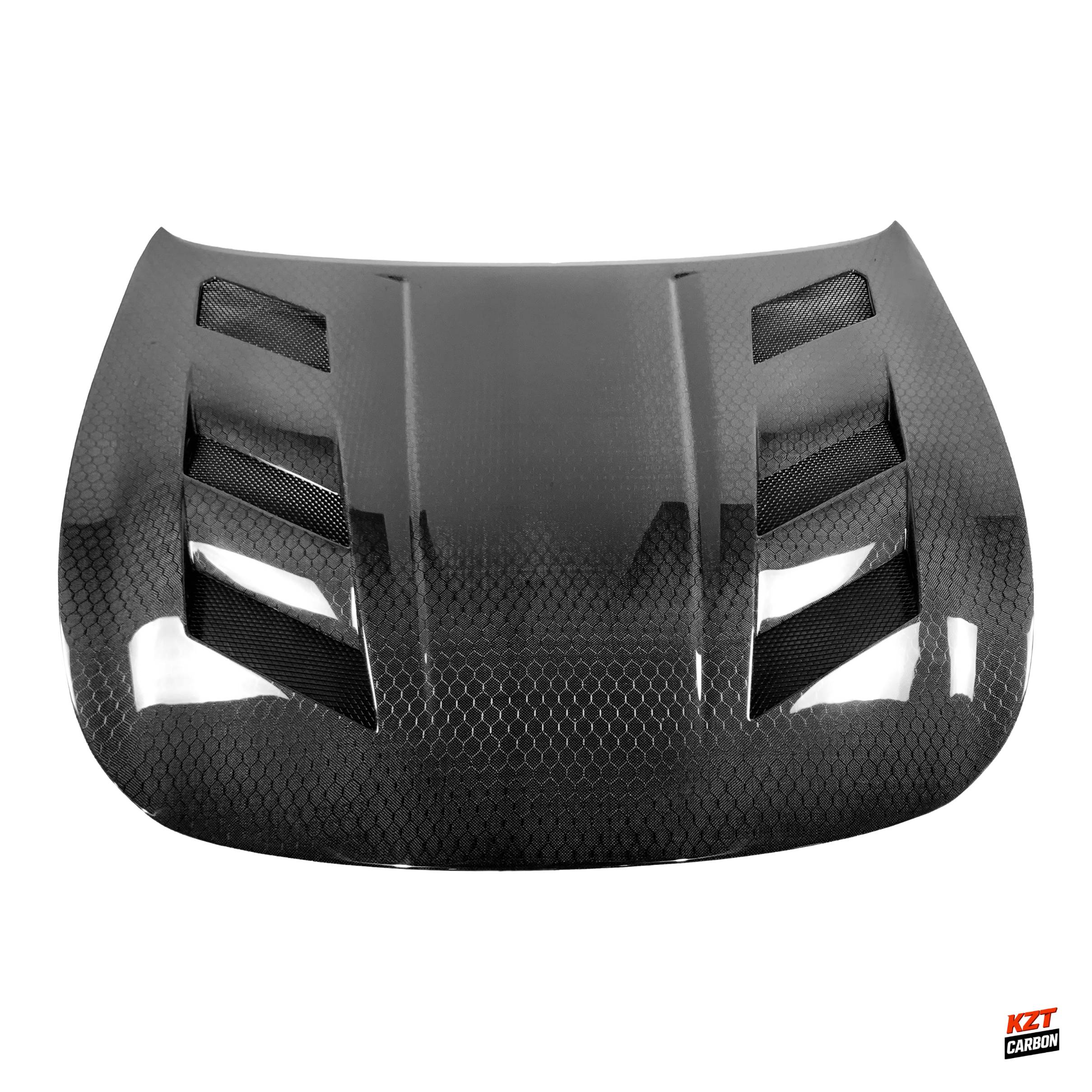 For Infiniti G37 Q40 2 Door Coupe 2008-13 Honeycomb Carbon Fiber KZ Style Hood