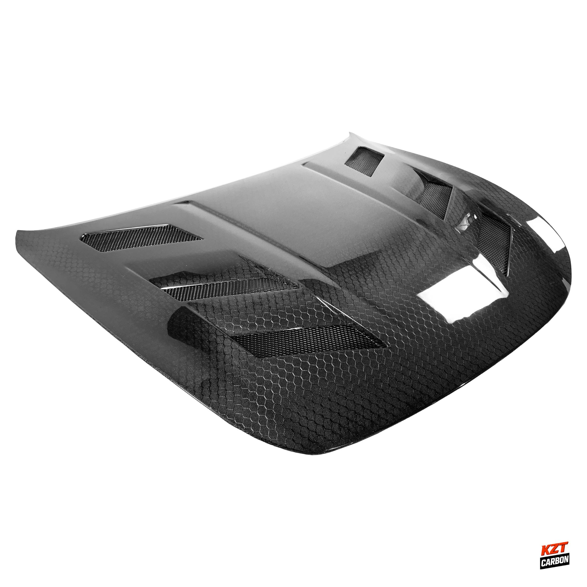 For Infiniti G37 Q40 2 Door Coupe 2008-13 Honeycomb Carbon Fiber KZ Style Hood
