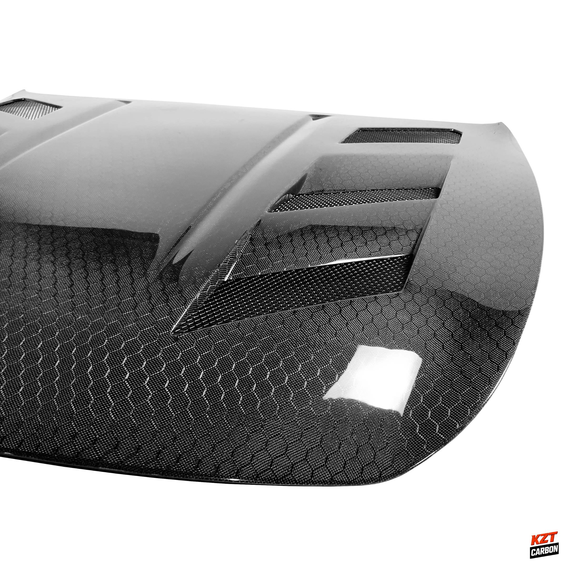 For Infiniti G37 Q40 2 Door Coupe 2008-13 Honeycomb Carbon Fiber KZ Style Hood