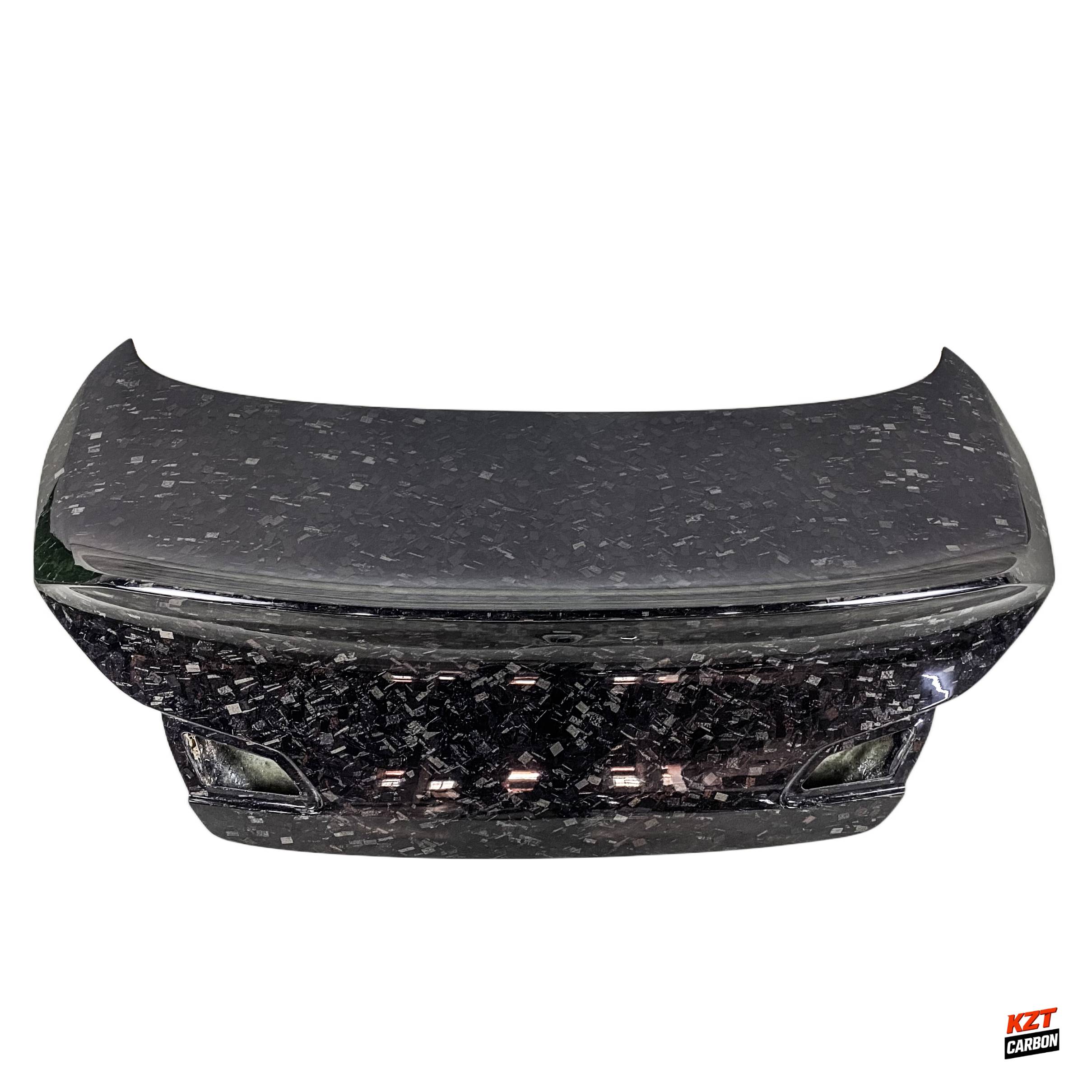 For Infiniti G37 Q40 4 Door Sedan 08-13 Forged Carbon HT Style Rear Trunk (With Camera Hole)