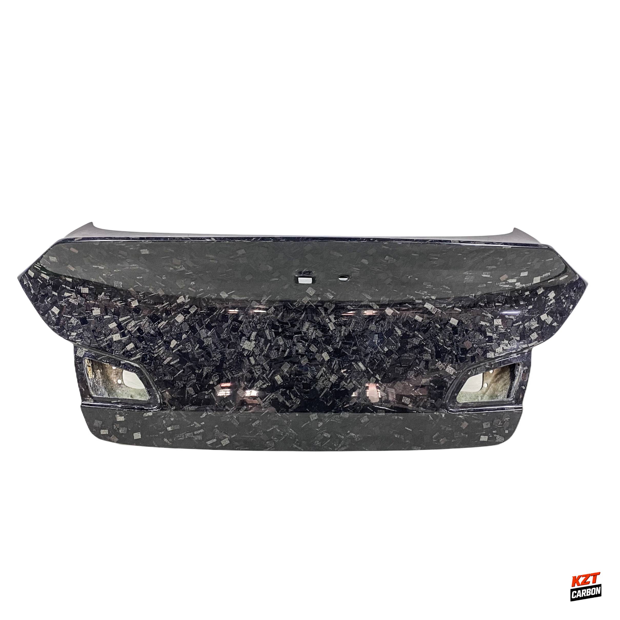 For Infiniti G37 Q40 4 Door Sedan 08-13 Forged Carbon HT Style Rear Trunk (With Camera Hole)