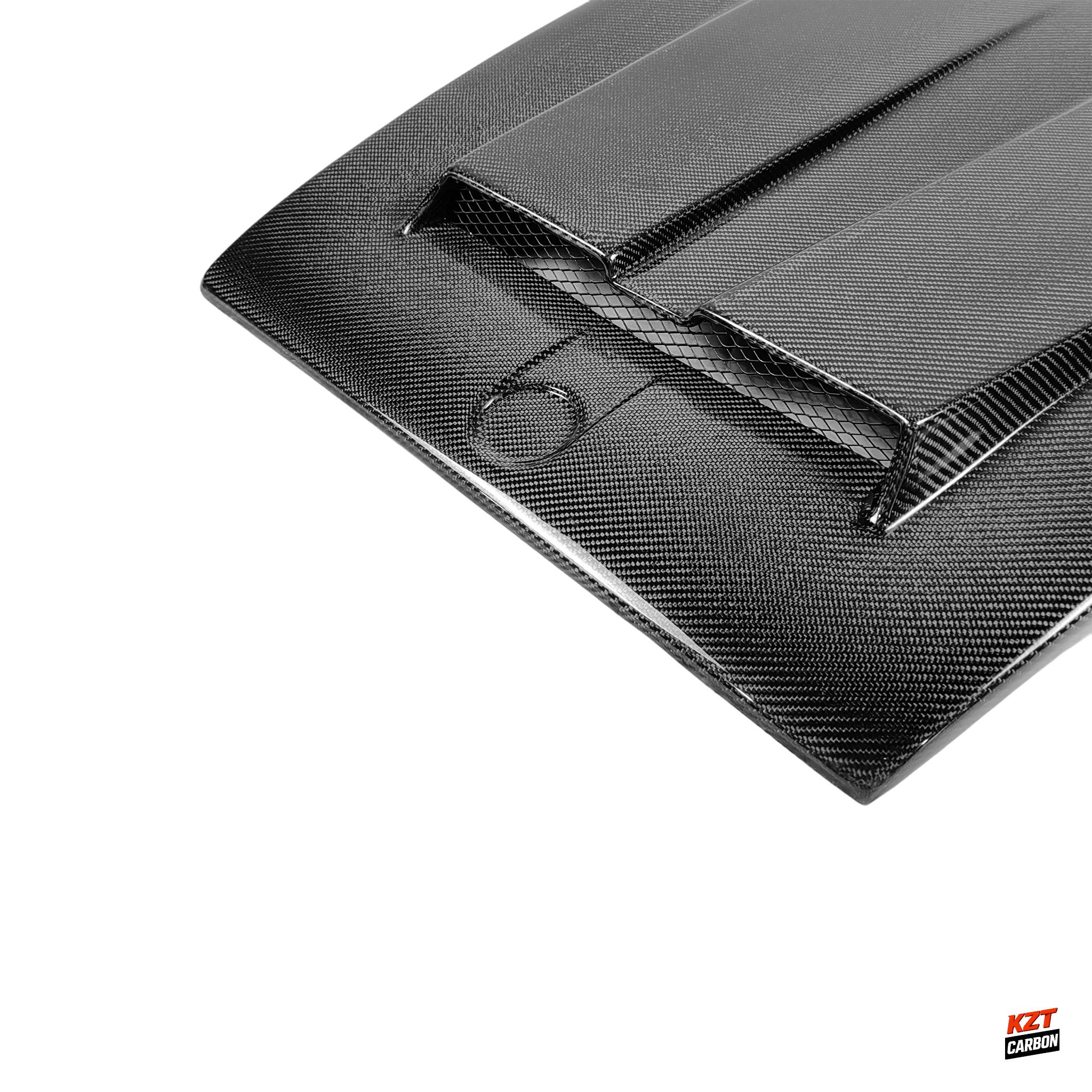 For Mercedes Benz W463 G900 G63 2019+ Carbon Vented Cooling Hood Attachment