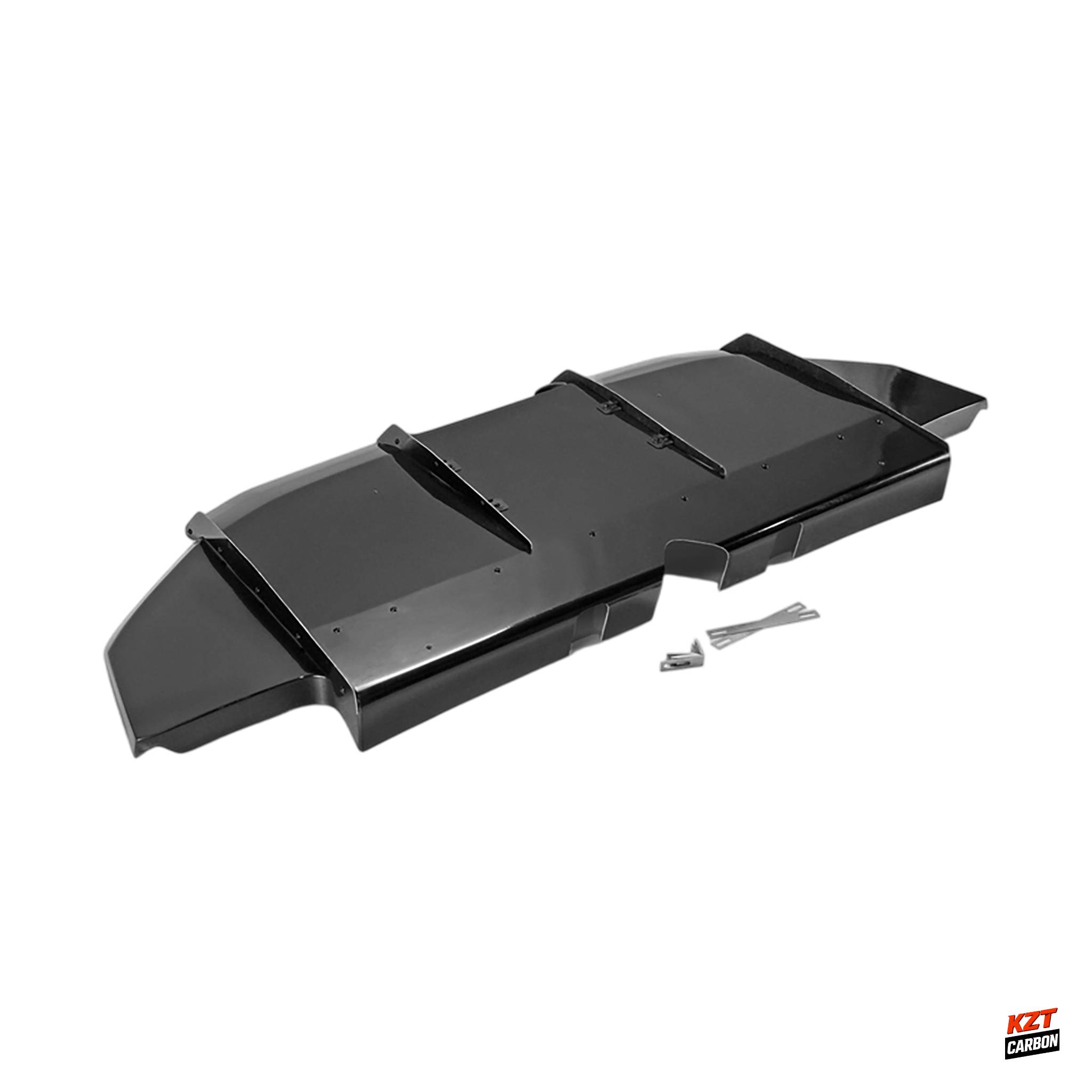 For Honda Civic Type R FK8 17-19 Fiberglass Unpaint VRSAR1 Style Rear Diffuser