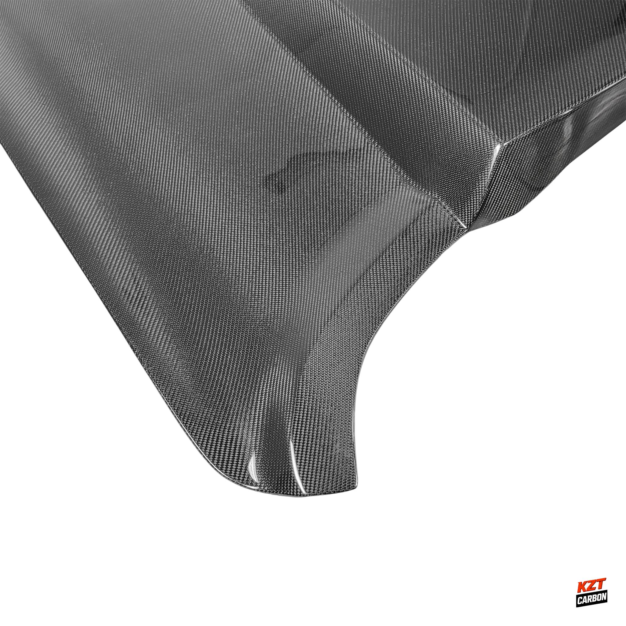 For Ford Mustang 2Dr 18-23 Only Carbon Supercharged Front Vented Cooling Hood