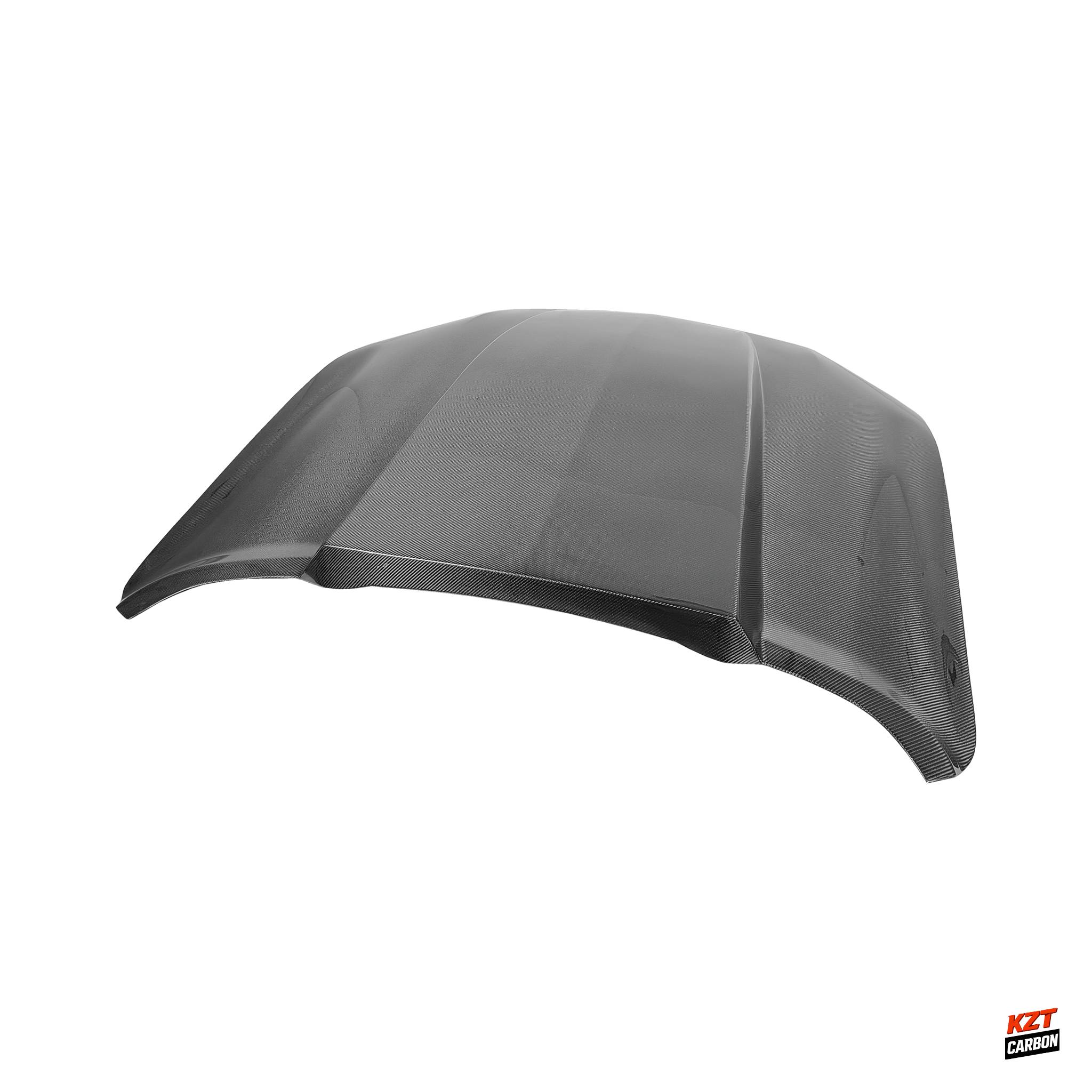 For Ford Mustang 2Dr 18-23 Only Carbon Supercharged Front Vented Cooling Hood