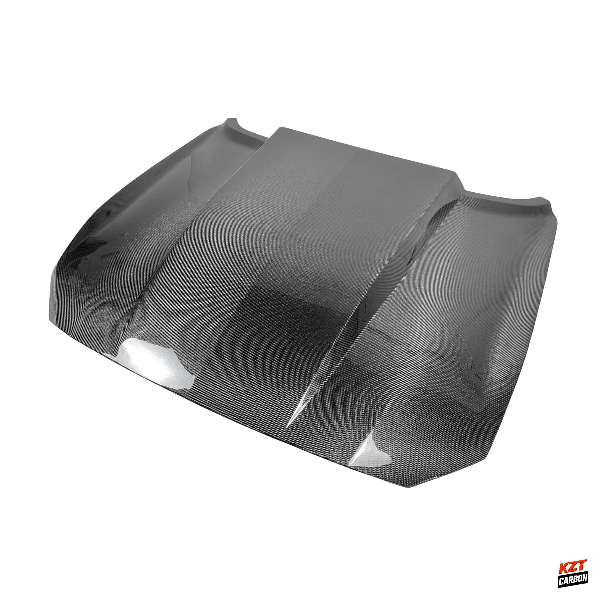 For Ford Mustang 2Dr 18-23 Only Carbon Supercharged Front Vented Cooling Hood