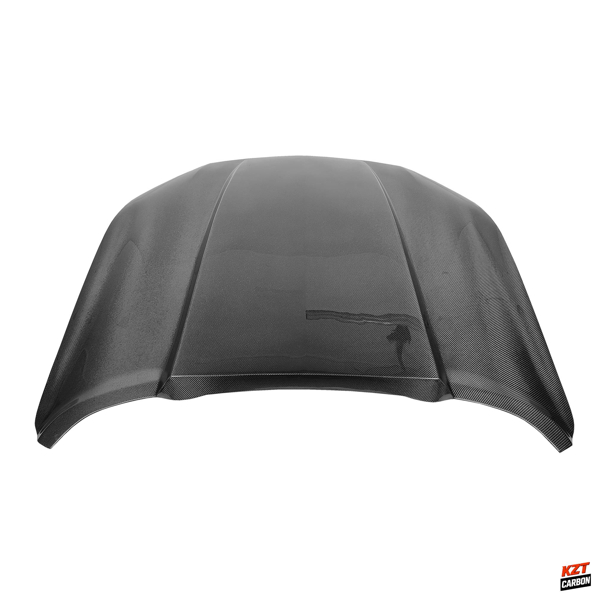 For Ford Mustang 2Dr 18-23 Only Carbon Supercharged Front Vented Cooling Hood