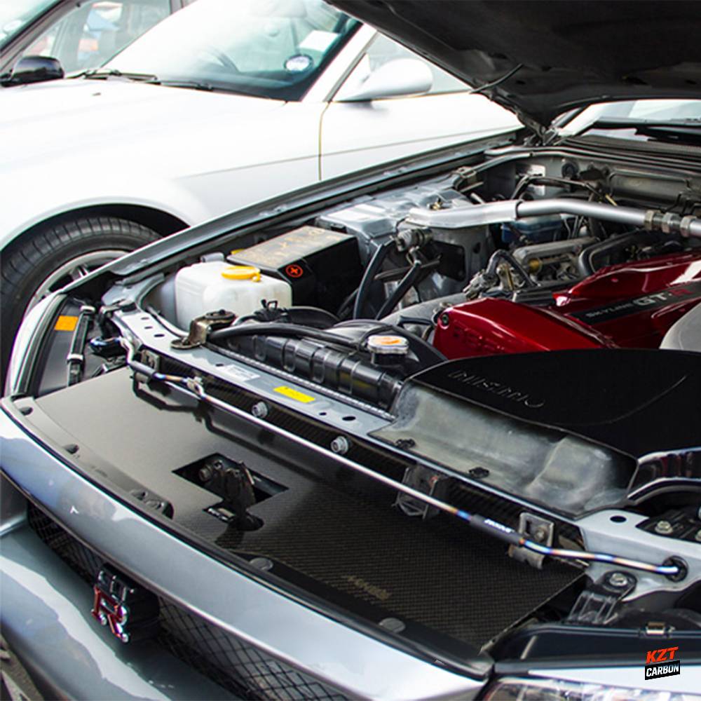 For Nissan Skyline R34 GTR Carbon Fiber Cooling Slam Panel