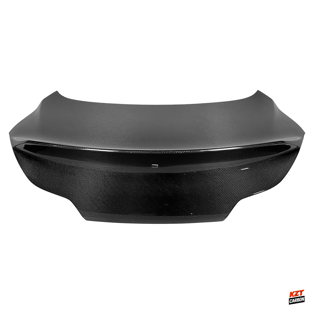 For Infiniti G37 Q40 2 Door Coupe 08-13 HT Style Carbon Rear Trunk (With Camera Hole)
