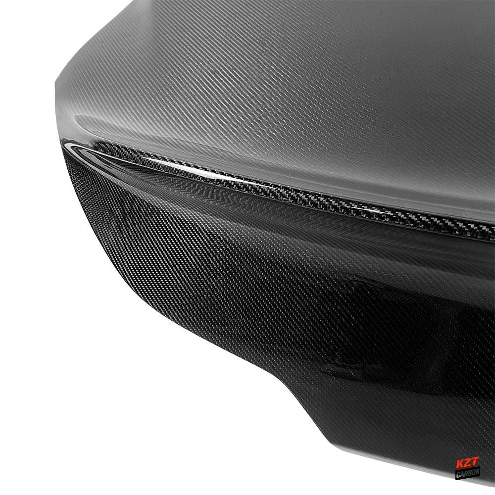 For Infiniti G37 Q40 2 Door Coupe 08-13 HT Style Carbon Rear Trunk (With Camera Hole)