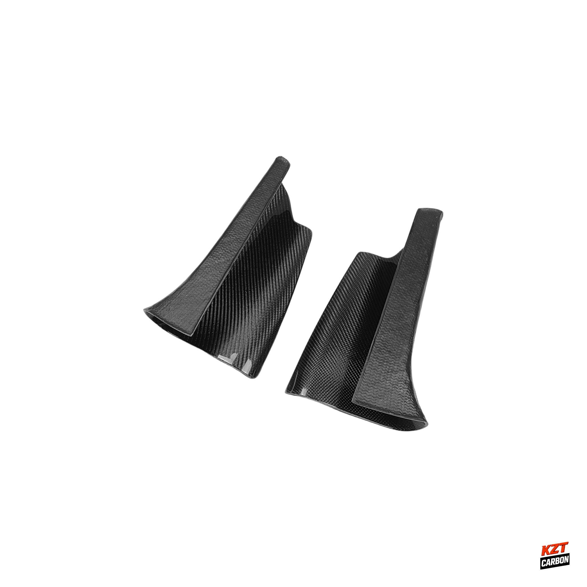 For Mazda RX7 FD3S RE Style Carbon Fiber Rear Diffuser Only Side Spats 2pcs