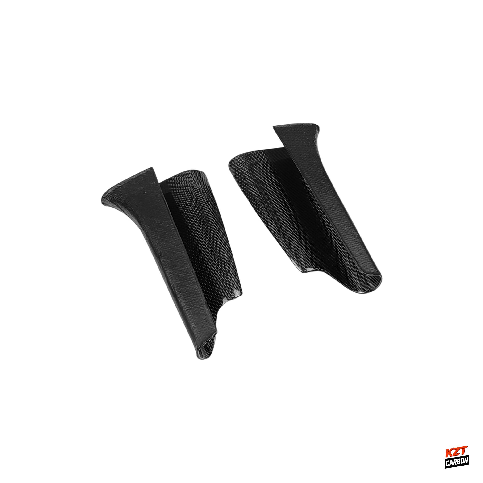 For Mazda RX7 FD3S RE Style Carbon Fiber Rear Diffuser Only Side Spats 2pcs