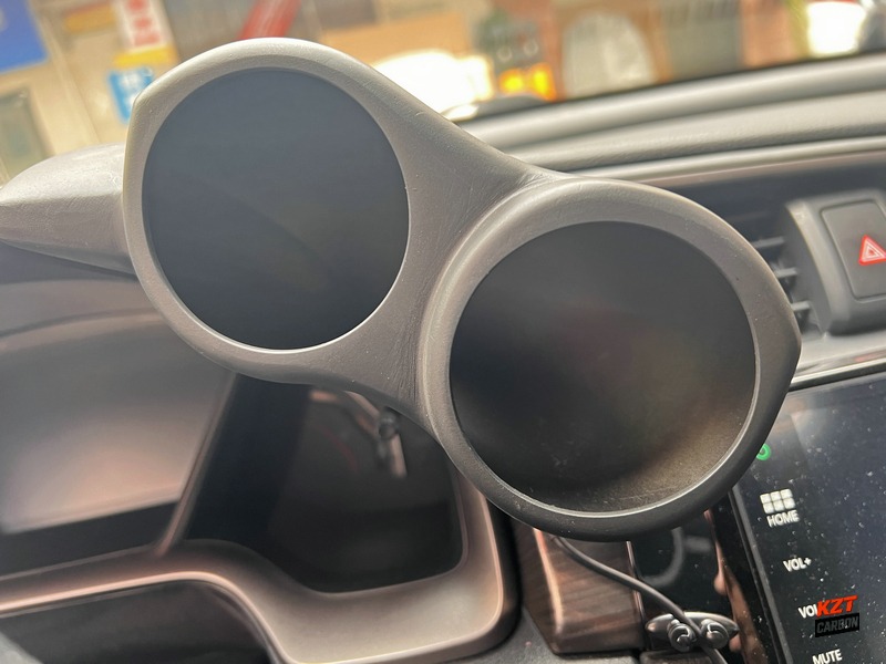 For Honda Civic FK7 FK8 Type R EPR Type B 60mm Double Gauge Pod Cover ABS