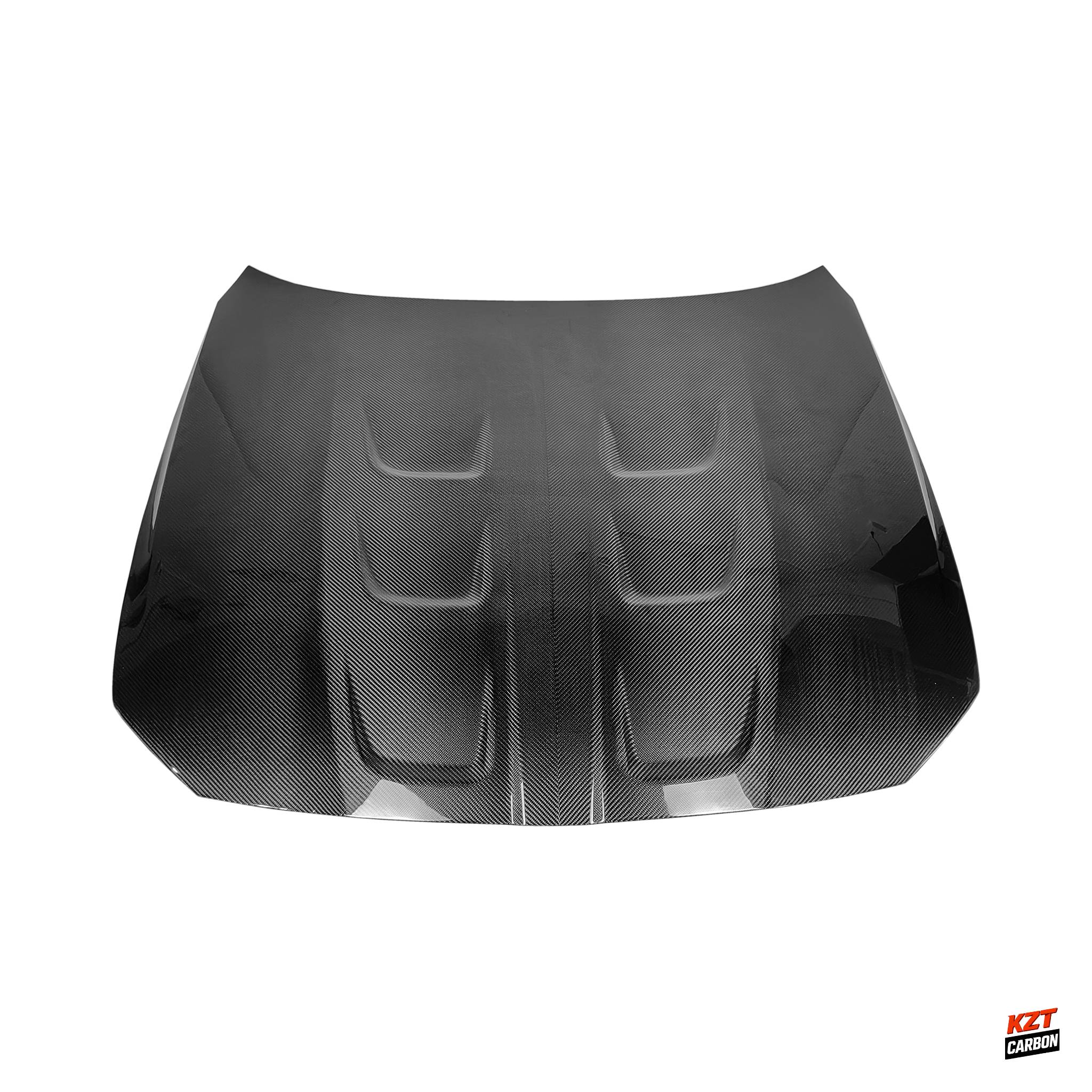 For BMW M4 G82 20-24 Coupe Dry Carbon Fiber R44 Style Front Vented Cooling Hood