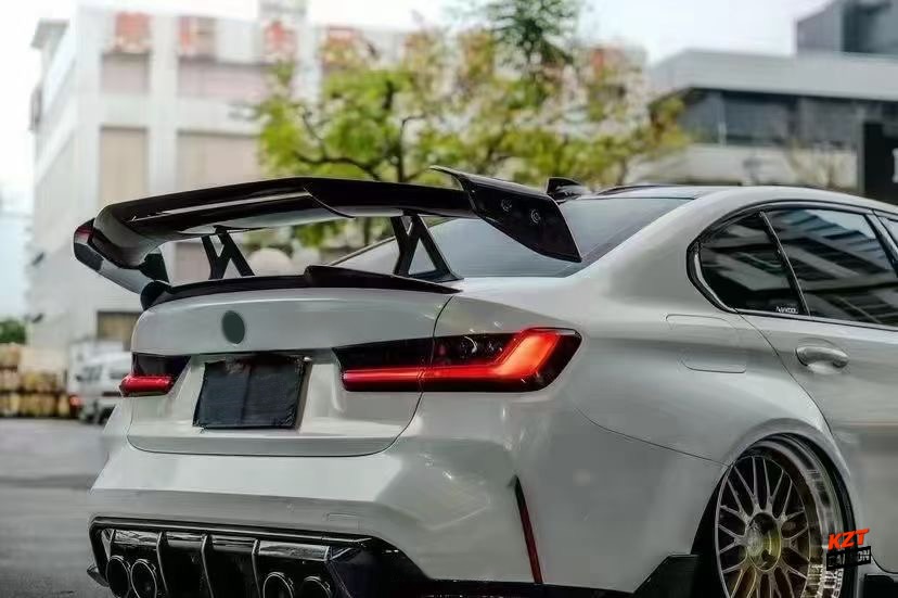 For BMW M3 G80 2020-24 4 Door Carbon ADR2 Style Rear Trunk GT Spoiler Wing