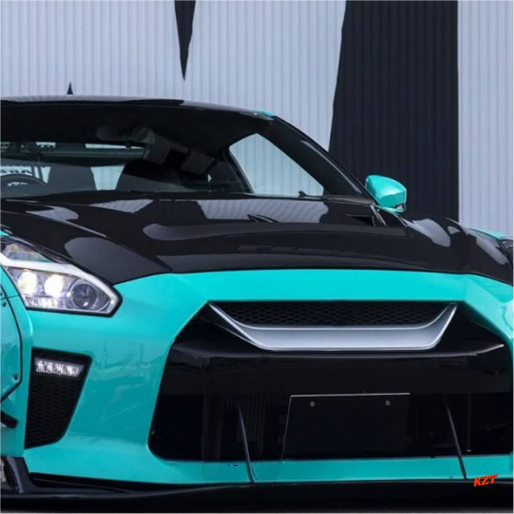 For Nissan GTR R35 CBA DBA 08-16 LBV2 Style Front Hood Bonnet Bodykits
