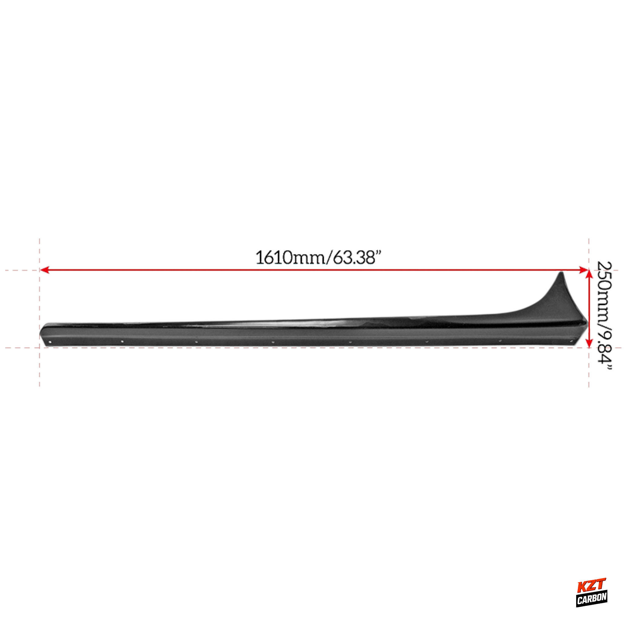 For Mazda Miata MX5 ND 16-24 Roadster GV Type Side Skirts Add On FRP Unpaint