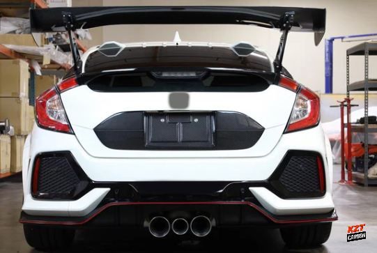 For Honda Civic Type R FK8 2017-21 Carbon AP300 Style Rear Trunk GT Spoiler Wing