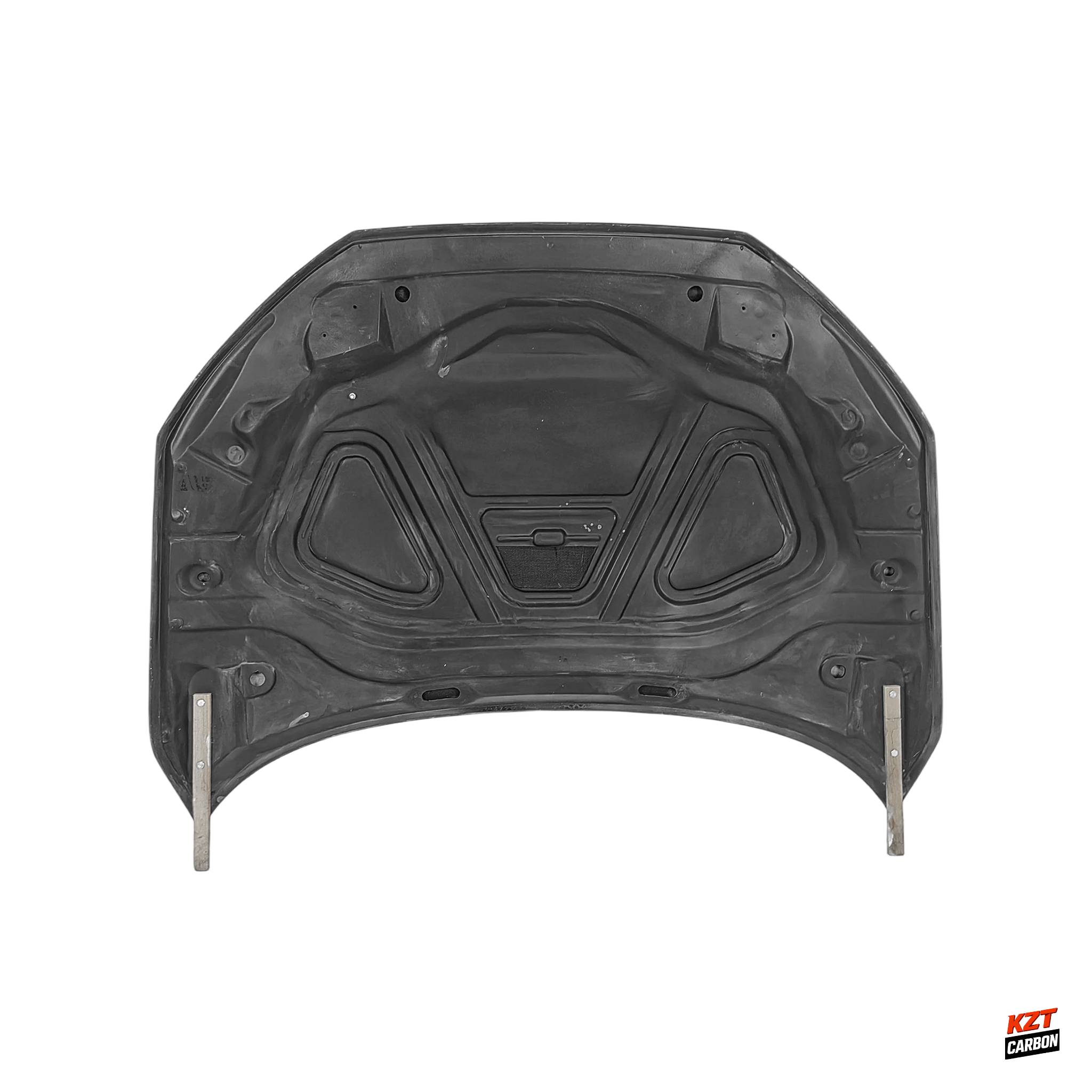 For Audi Real RS3 8Y 21-24 Sprtback Carbon KZDA Style Front Vented Cooling Hood
