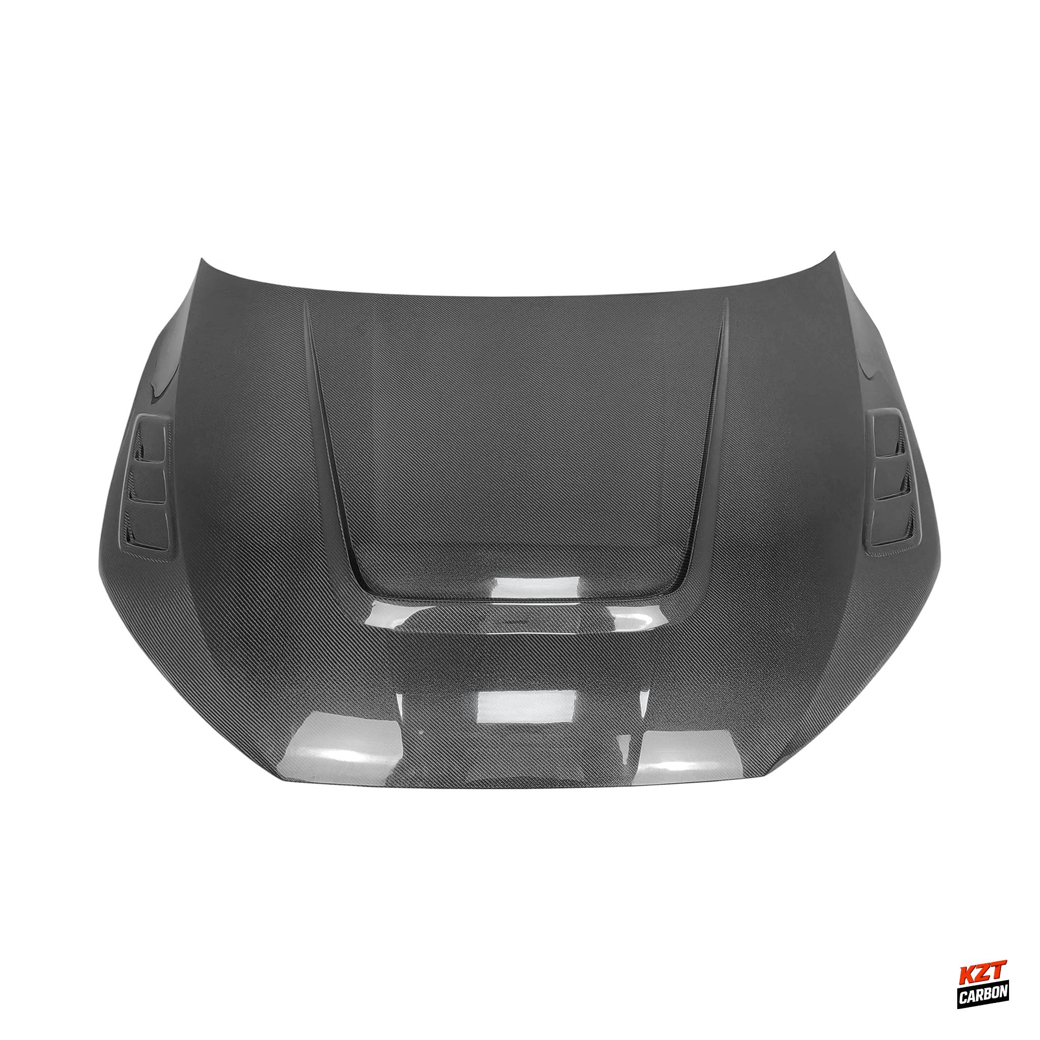 For Audi Real RS3 8Y 21-24 Sprtback Carbon KZDA Style Front Vented Cooling Hood