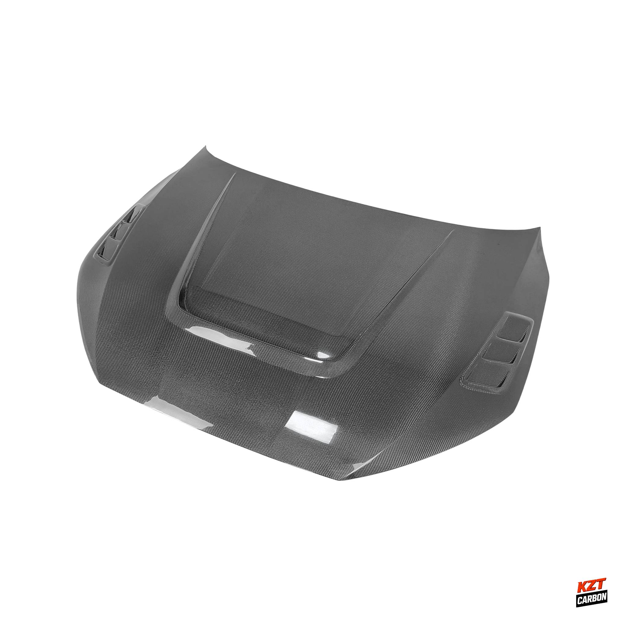 For Audi Real RS3 8Y 21-24 Sprtback Carbon KZDA Style Front Vented Cooling Hood