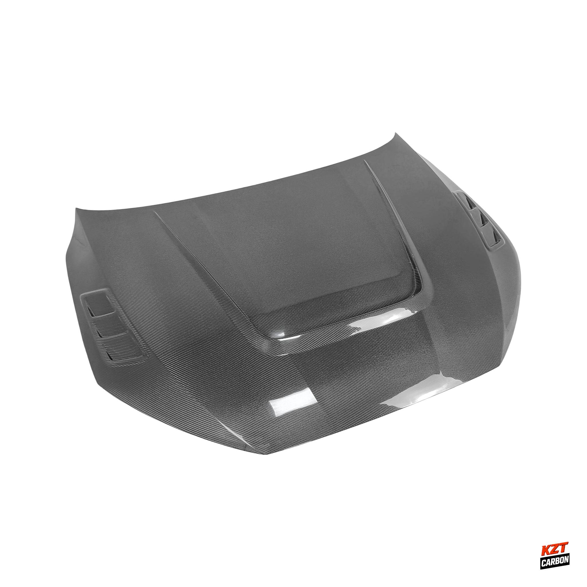 For Audi Real RS3 8Y 21-24 Sprtback Carbon KZDA Style Front Vented Cooling Hood