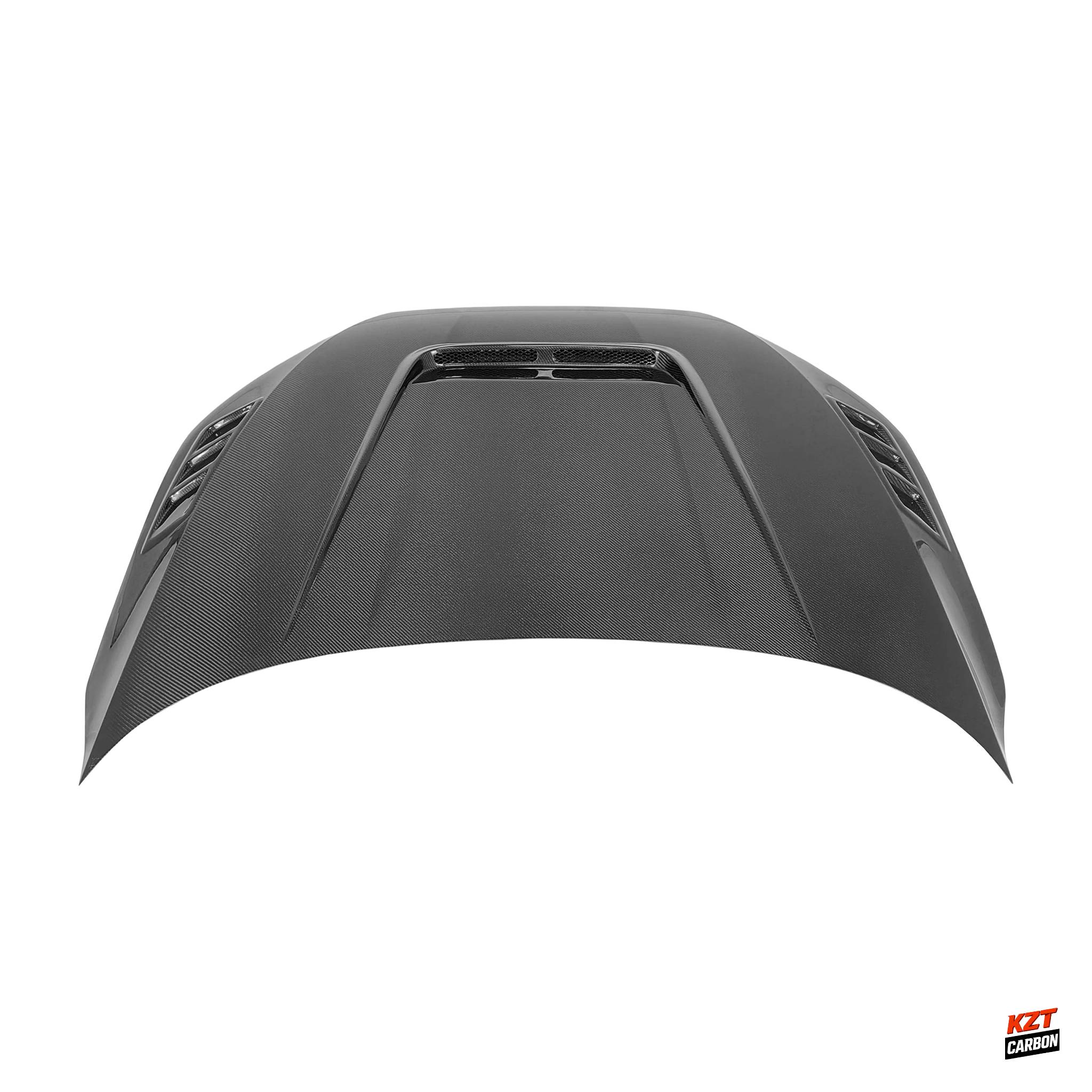 For Audi Real RS3 8Y 21-24 Sprtback Carbon KZDA Style Front Vented Cooling Hood