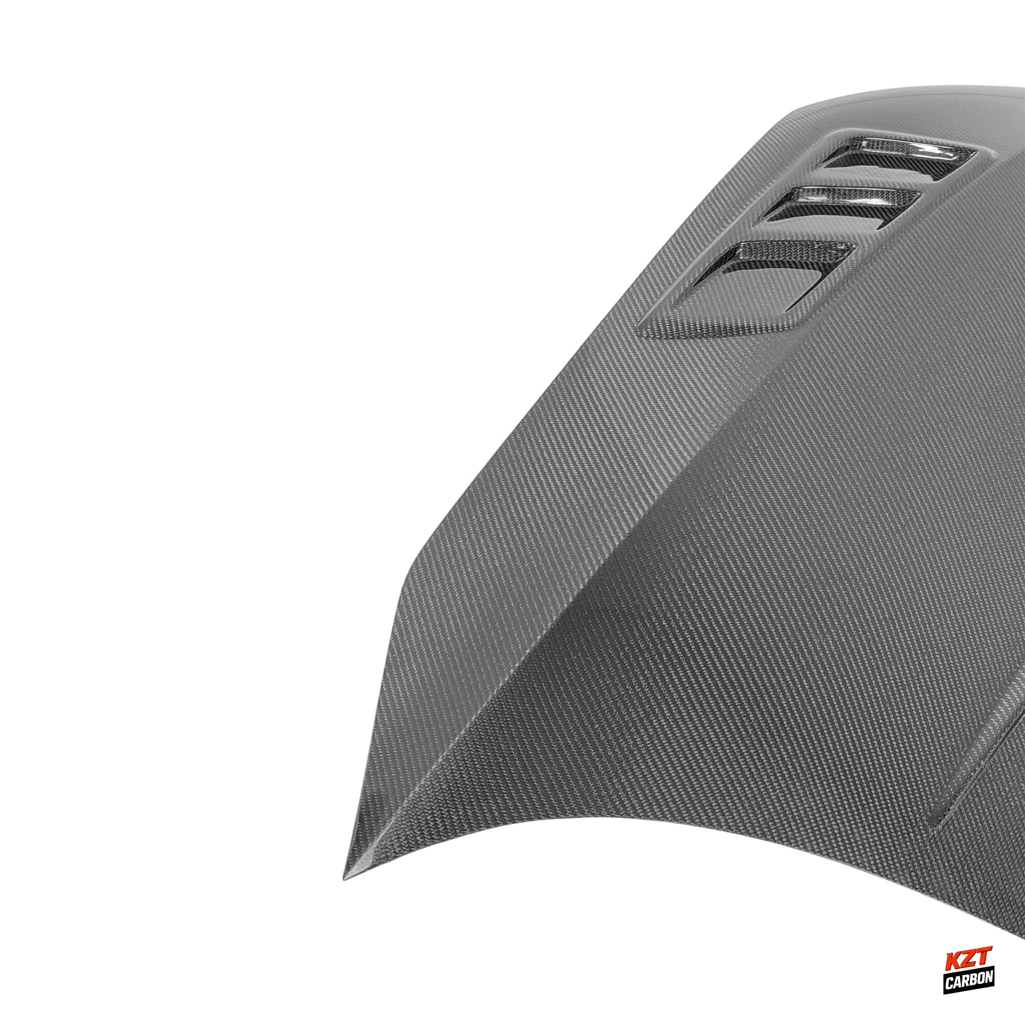 For Audi Real RS3 8Y 21-24 Sprtback Carbon KZDA Style Front Vented Cooling Hood