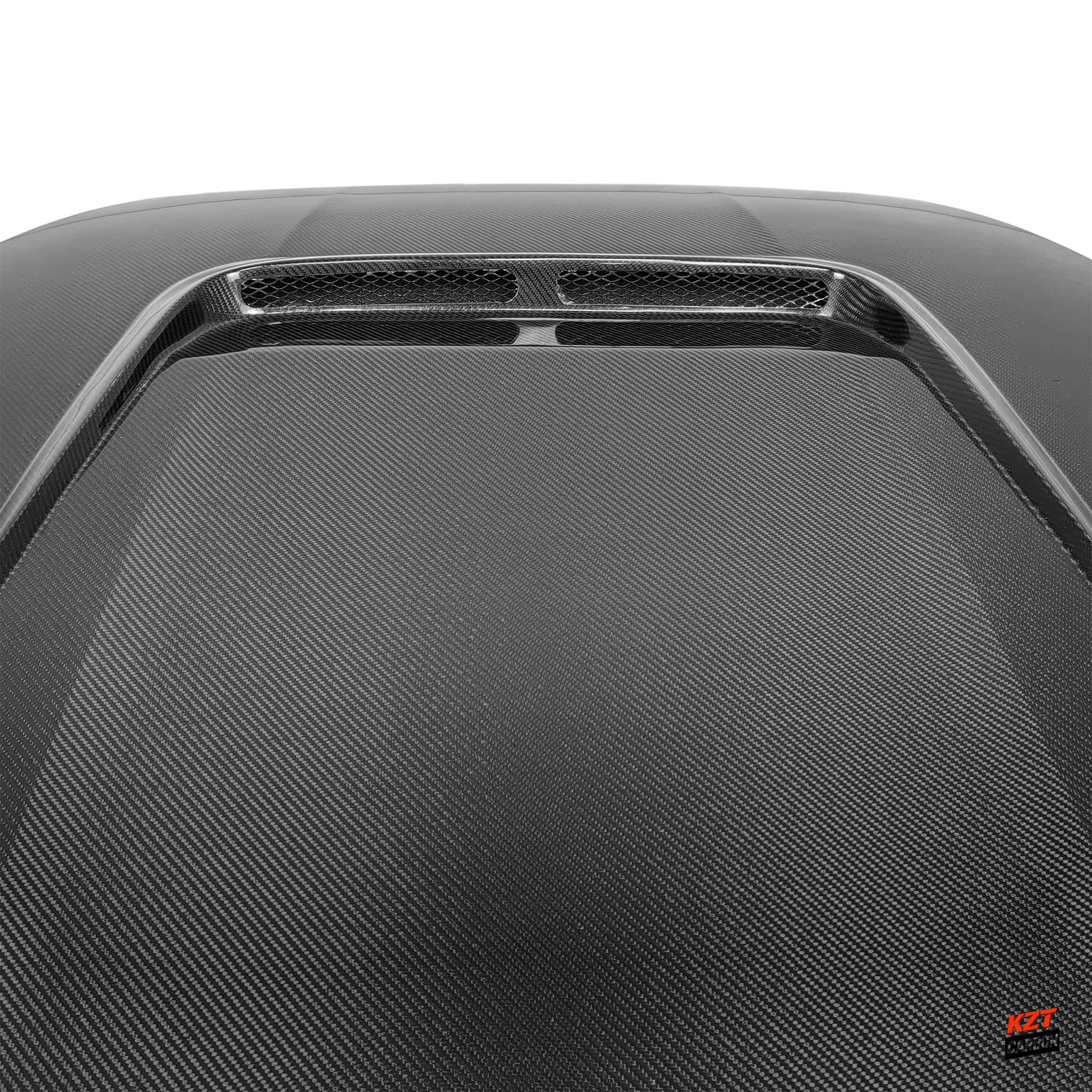 For Audi Real RS3 8Y 21-24 Sprtback Carbon KZDA Style Front Vented Cooling Hood