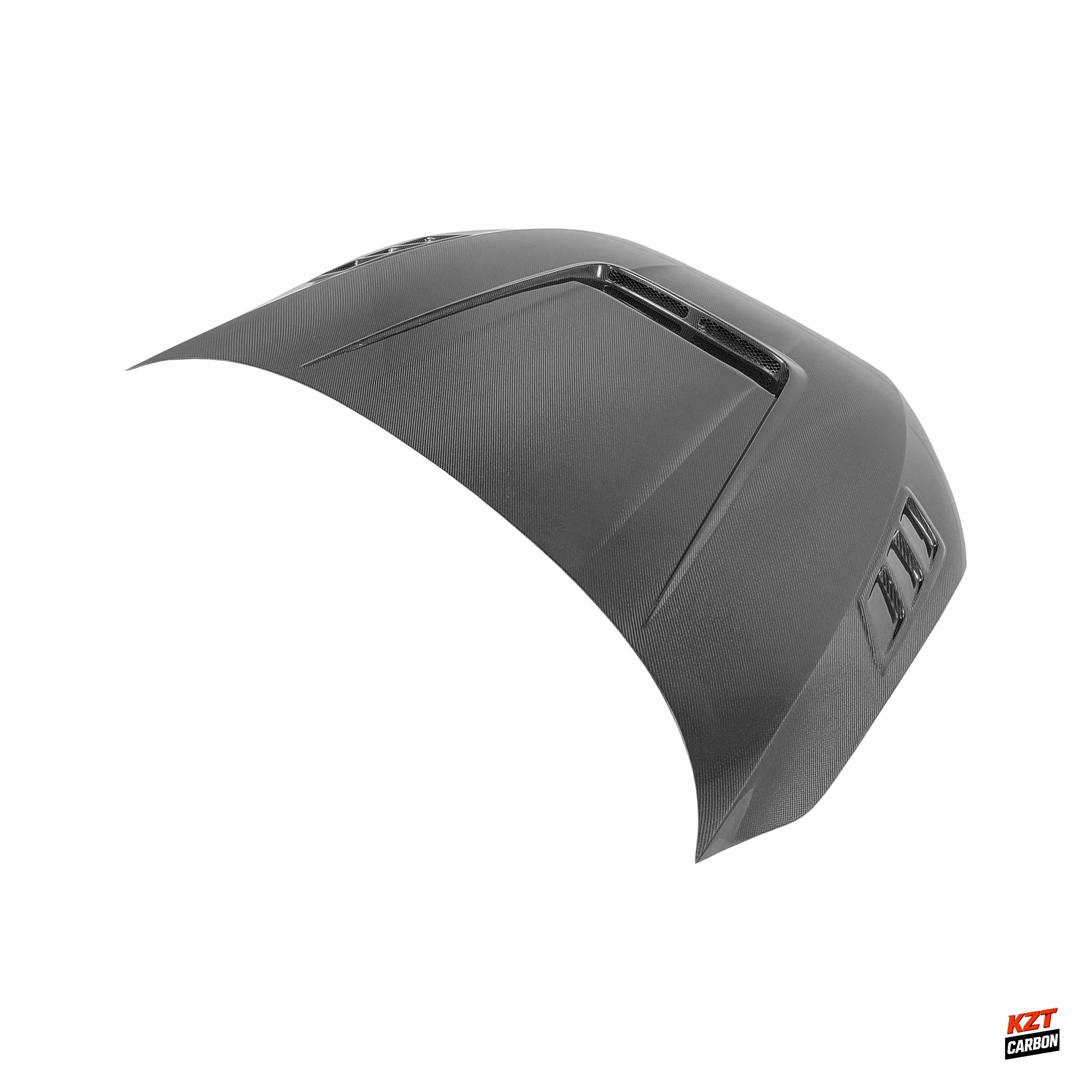For Audi Real RS3 8Y 21-24 Sprtback Carbon KZDA Style Front Vented Cooling Hood