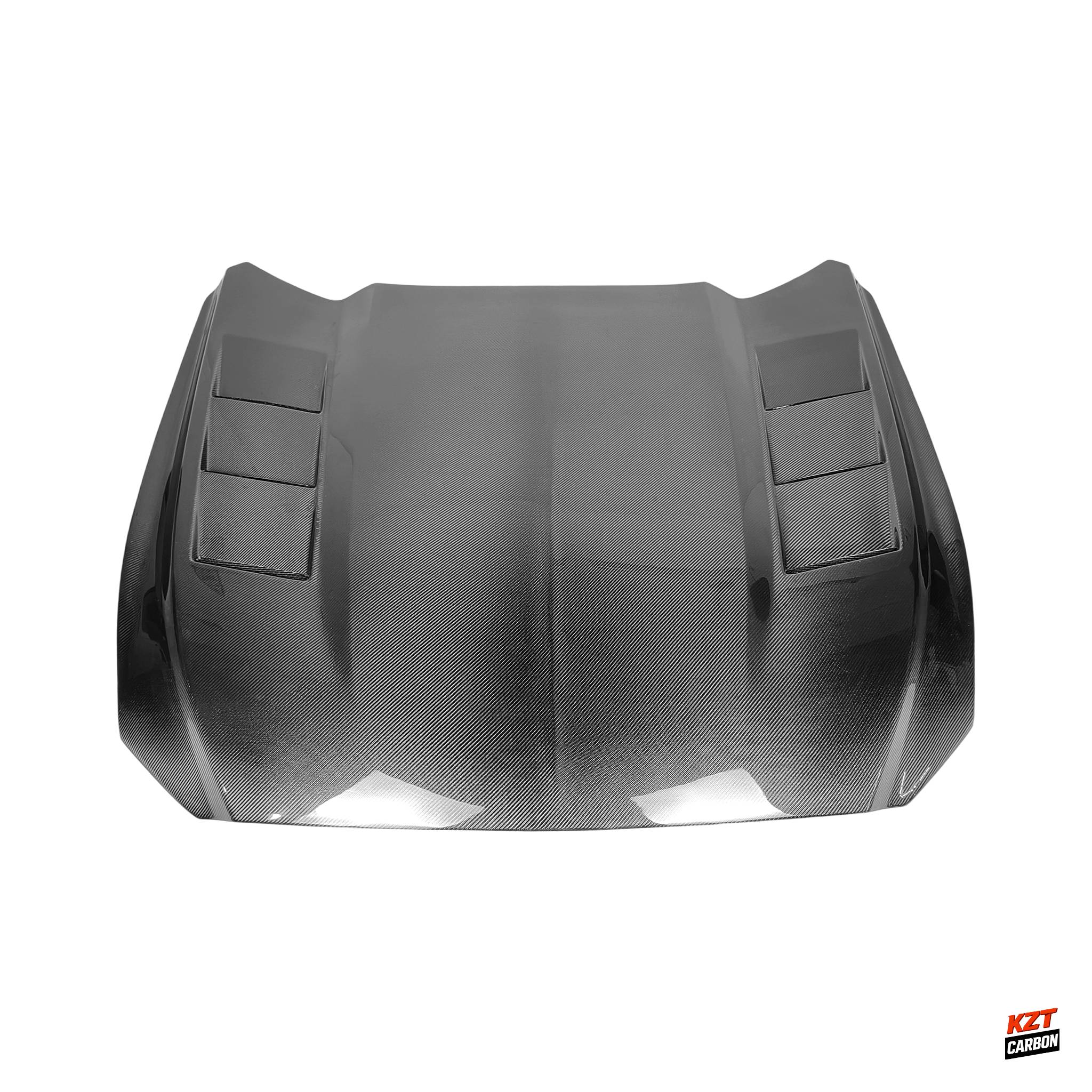 For Ford Mustang 2 Door 2015-17 Carbon Fiber AC Style Front Vented Cooling Hood