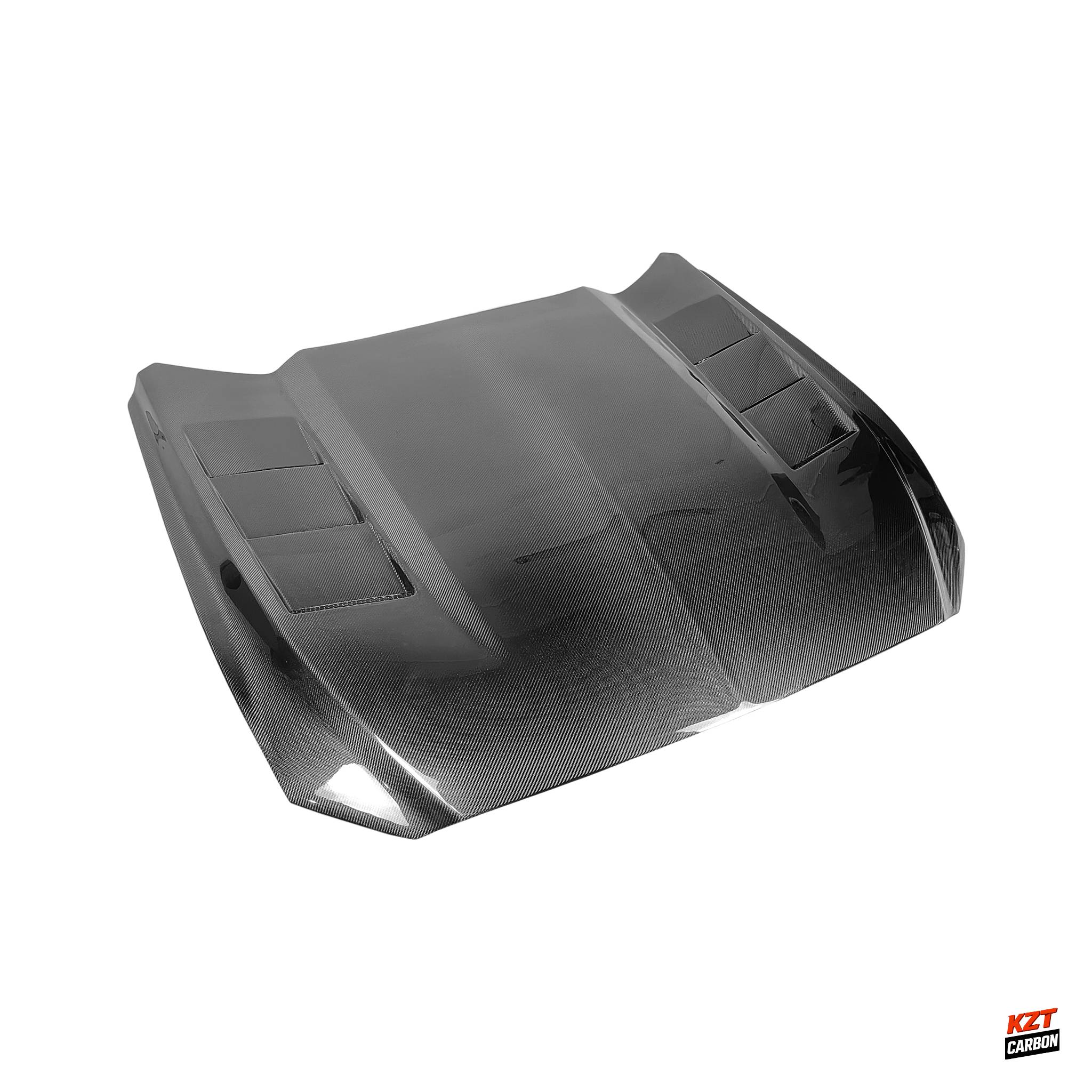 For Ford Mustang 2 Door 2015-17 Carbon Fiber AC Style Front Vented Cooling Hood