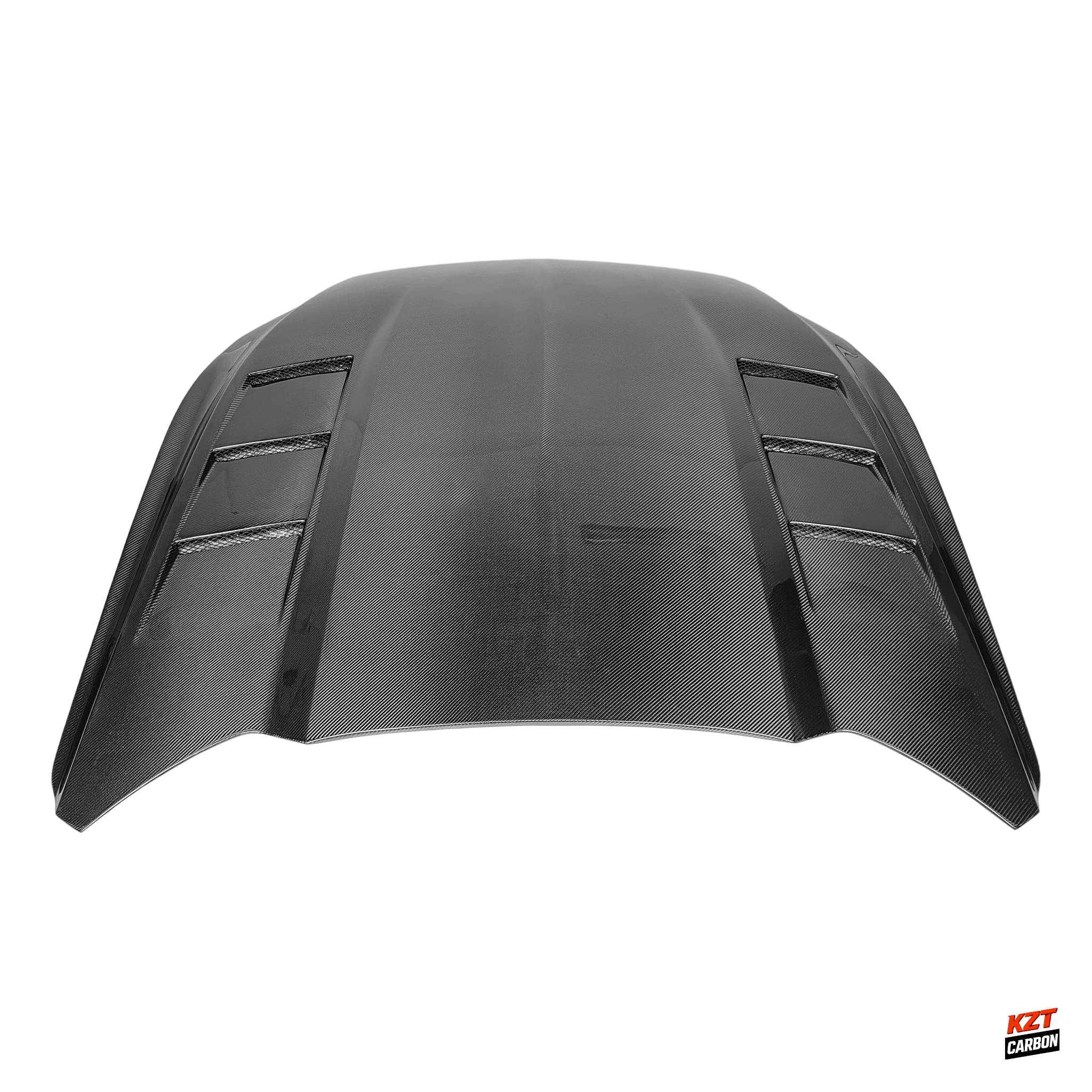 For Ford Mustang 2 Door 2015-17 Carbon Fiber AC Style Front Vented Cooling Hood