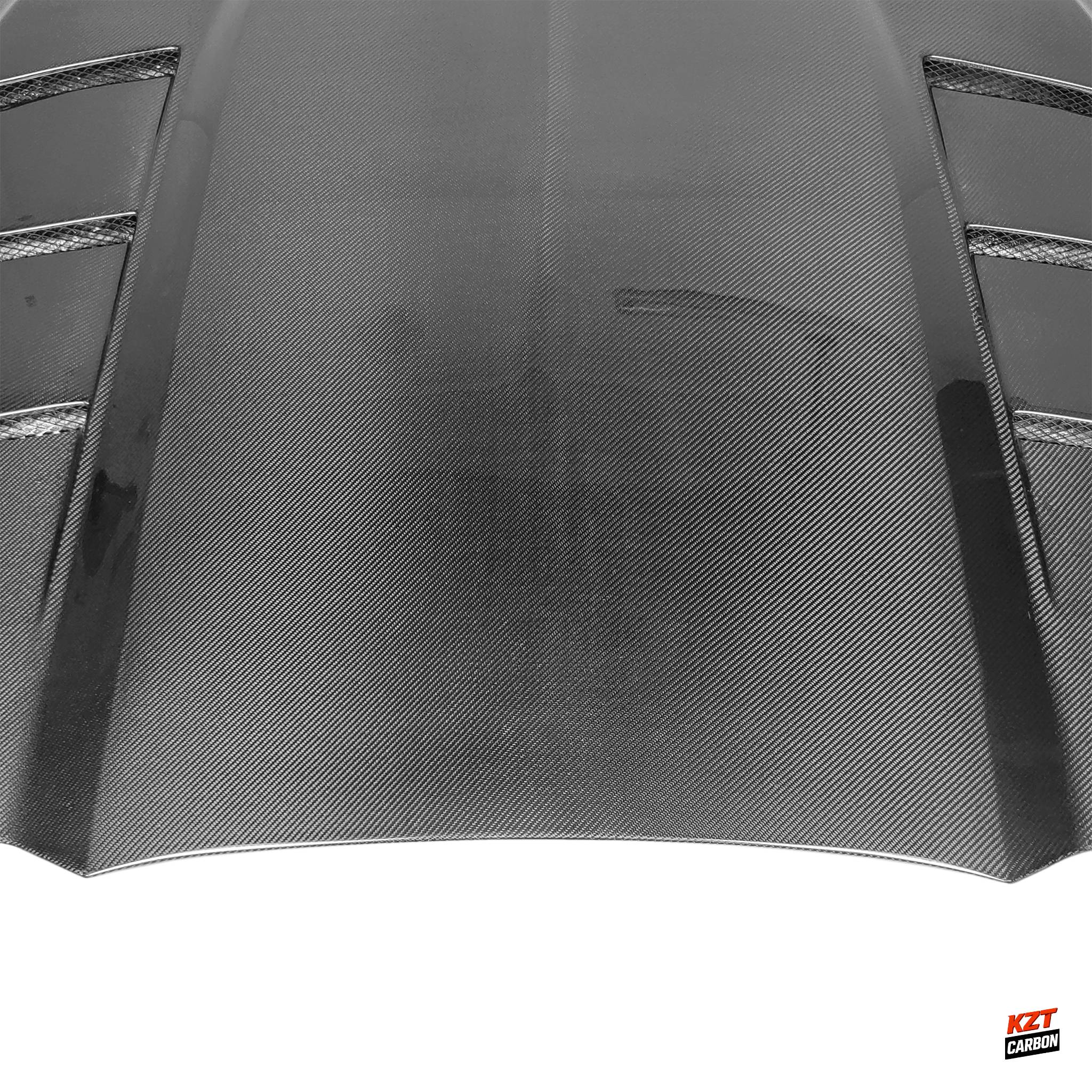 For Ford Mustang 2 Door 2015-17 Carbon Fiber AC Style Front Vented Cooling Hood